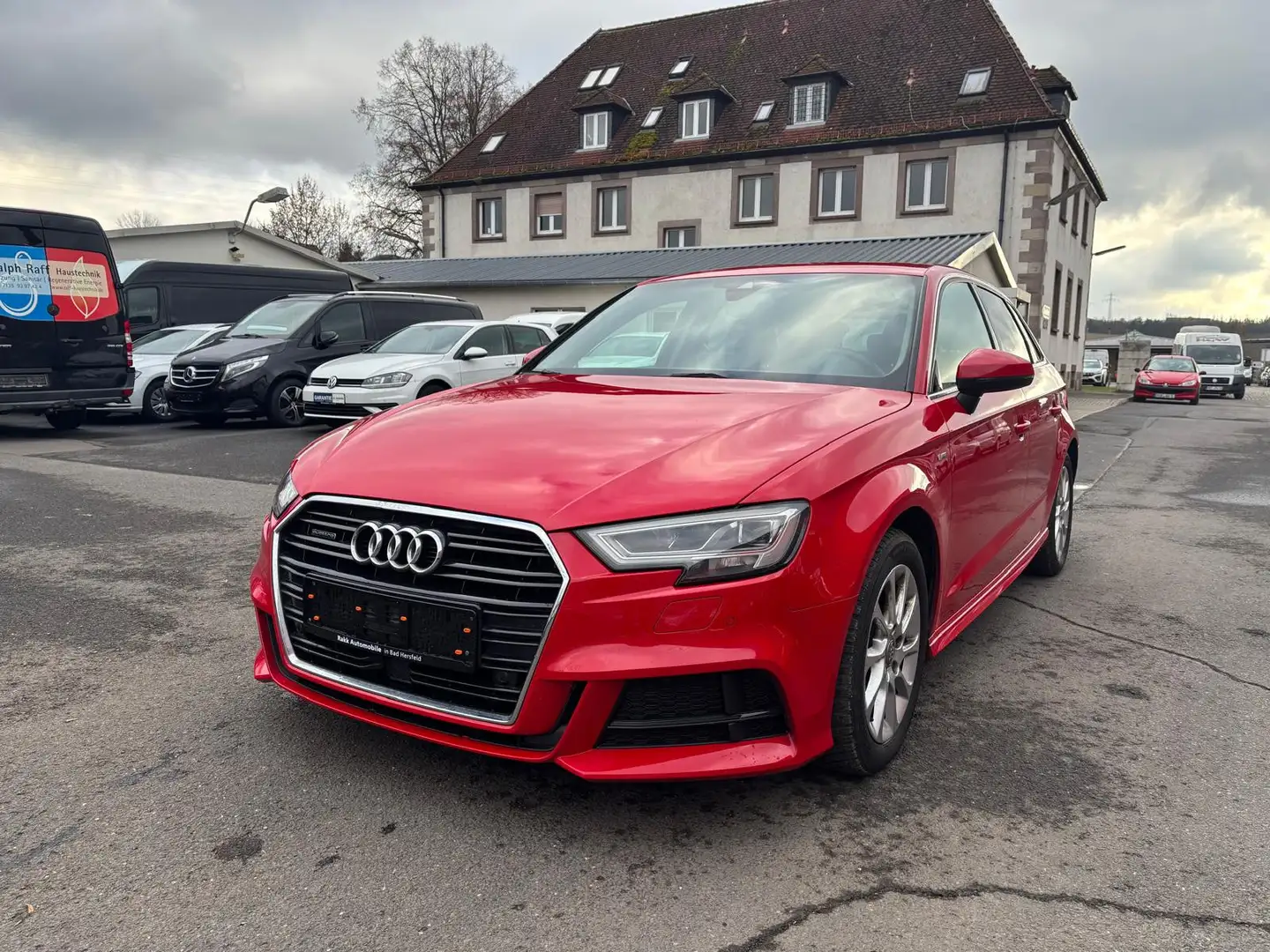 Audi A3 2.0 TFSI quattro S line-NAV-XENON-MAGNETIC- Rot - 1