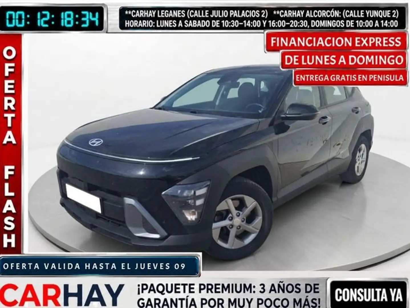 Hyundai KONA HEV 1.6 GDI Maxx DT Negro - 1