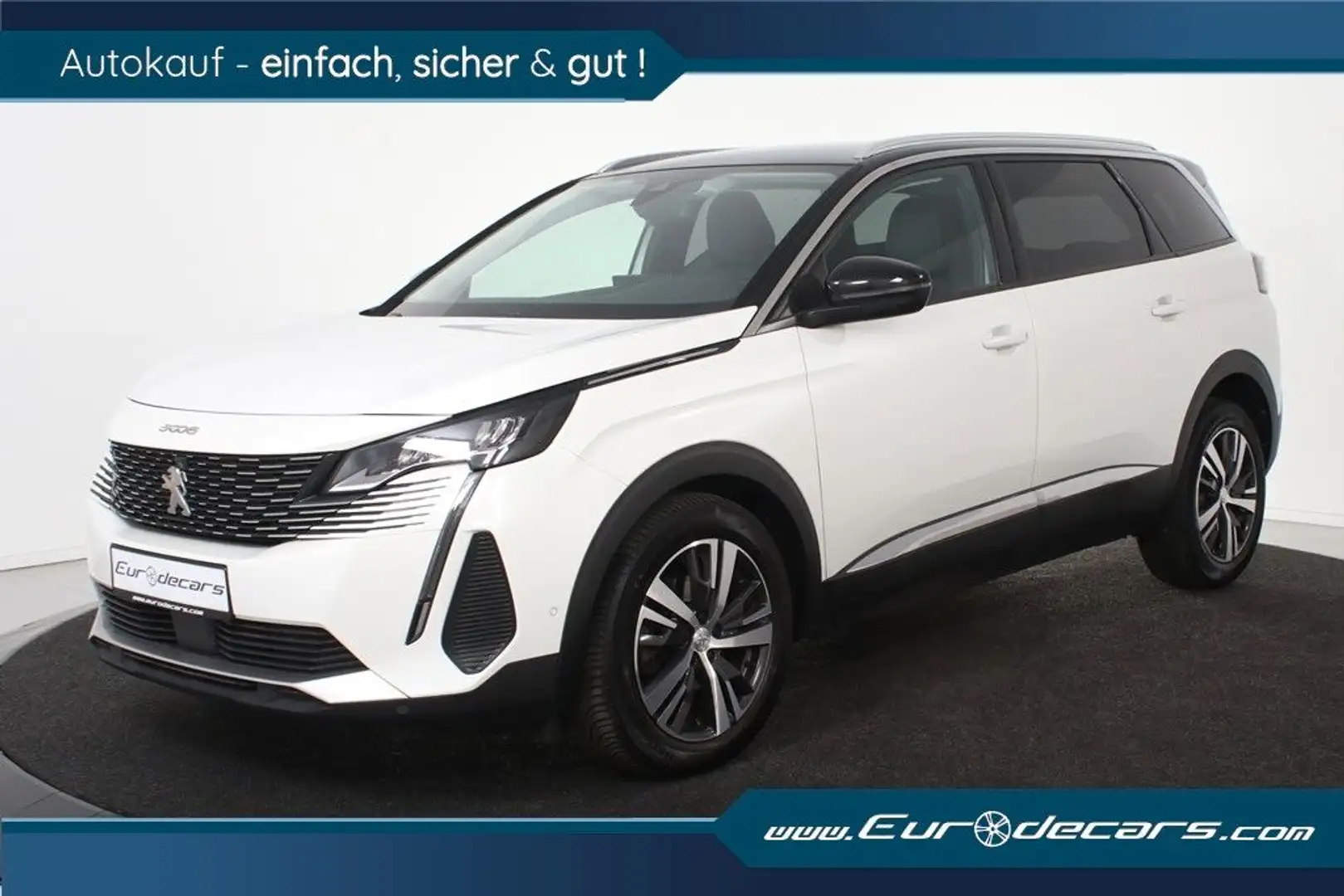 Peugeot 5008 Allure 130 *1.Hand*7-Sitze*T-Leder* Weiß - 1
