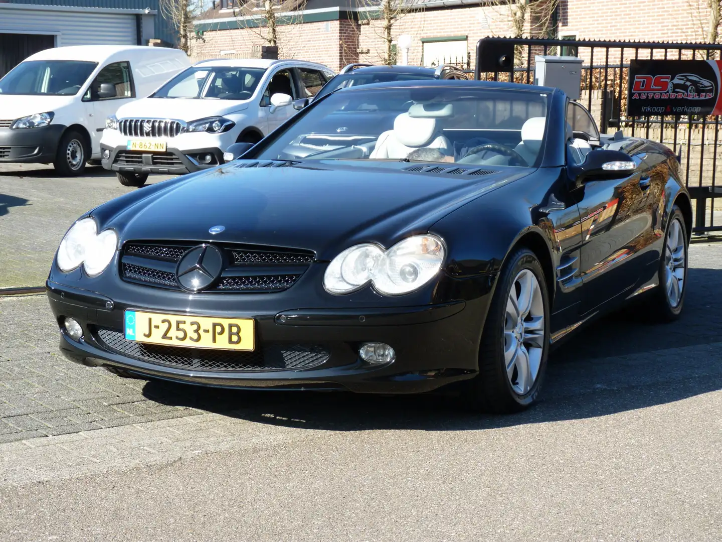 Mercedes-Benz SL 500 *** LEDER-AUTOMAAT-vol dealer onderhouden alle fac Negro - 1