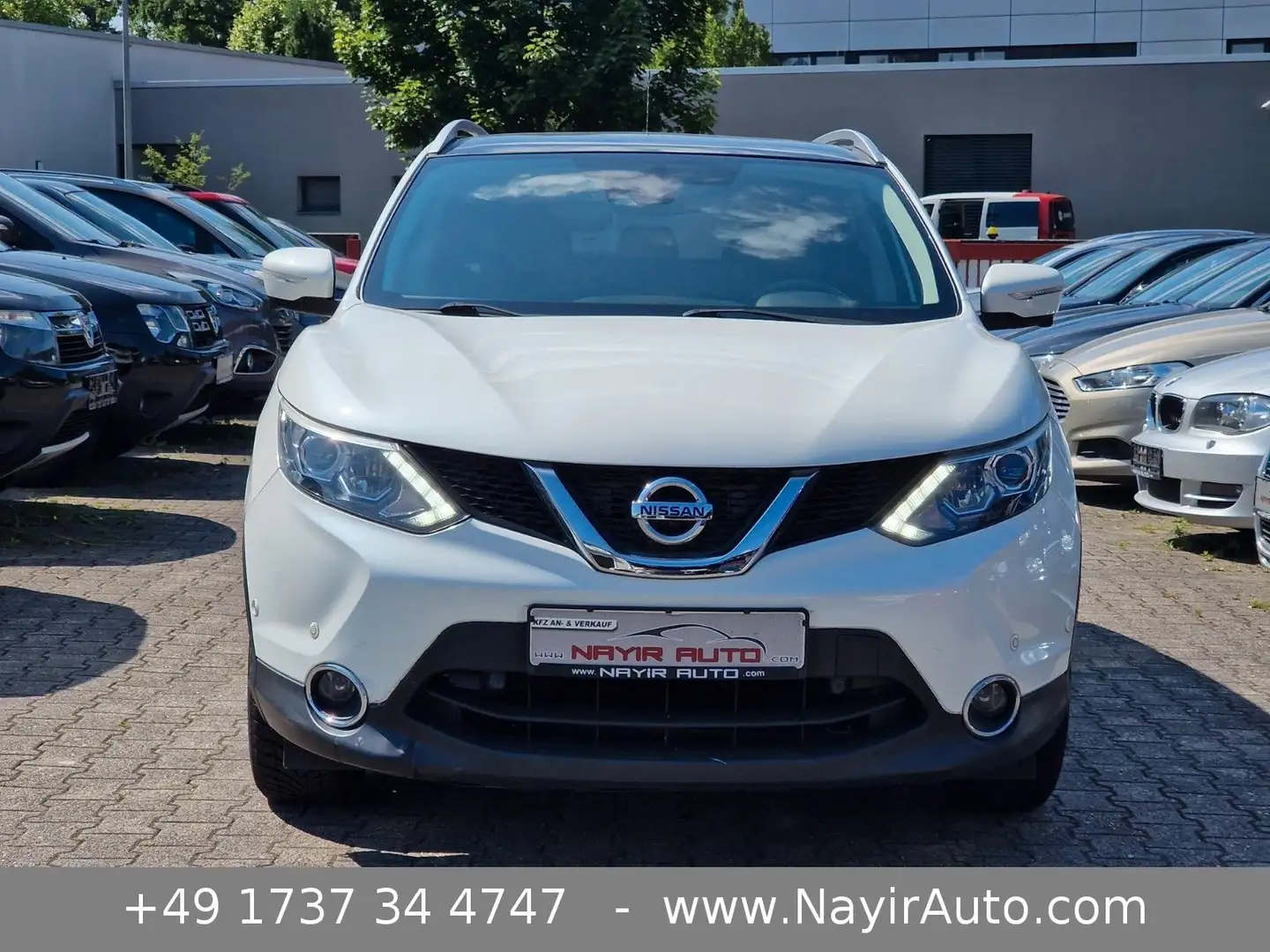 Nissan Qashqai Tekna|Navi|Kamera|Pano|Leder|Fahr Assist Weiß - 2