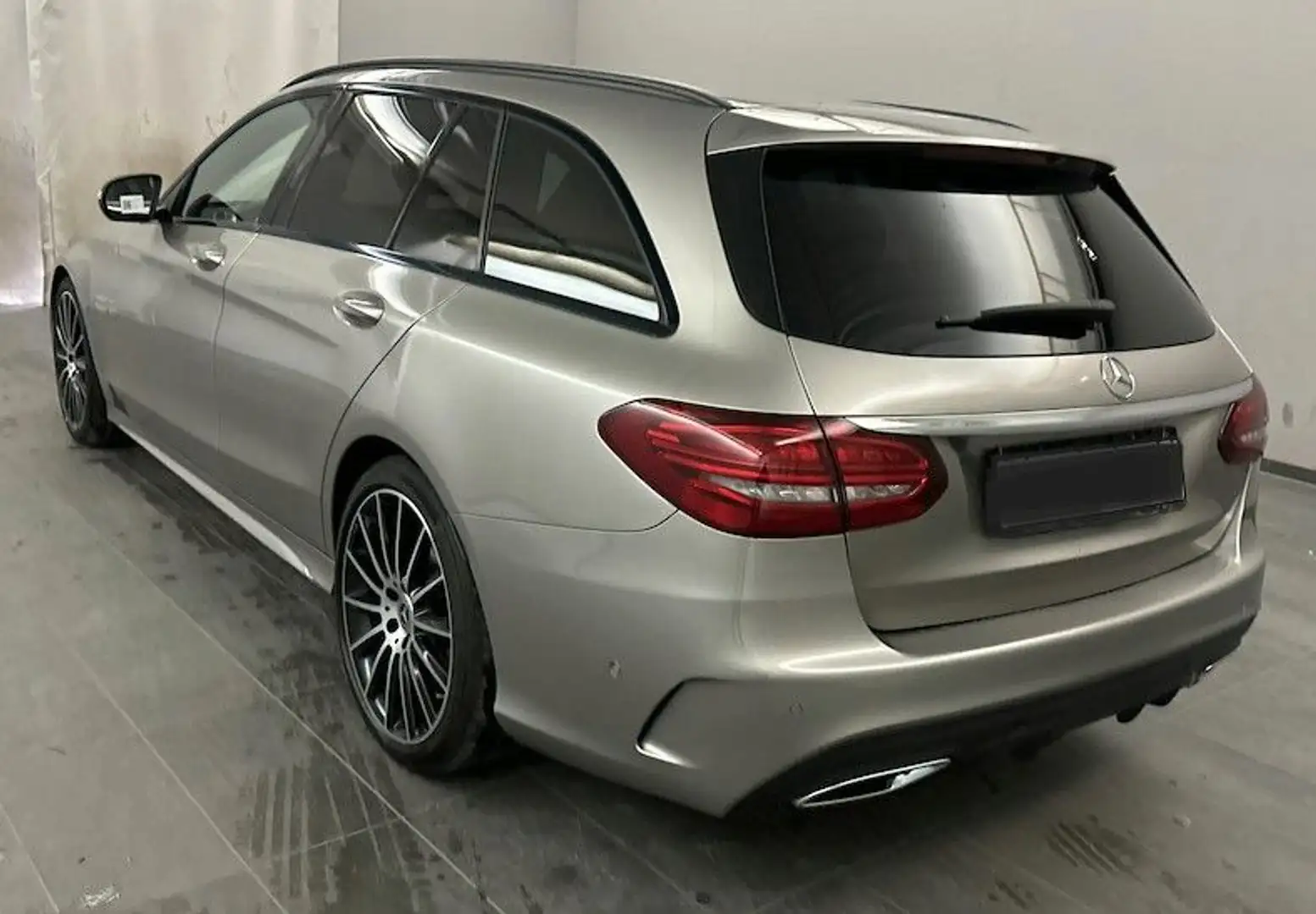 Mercedes-Benz C 220 T d AMG Night Edition # AHK #mojavesilber Argento - 2