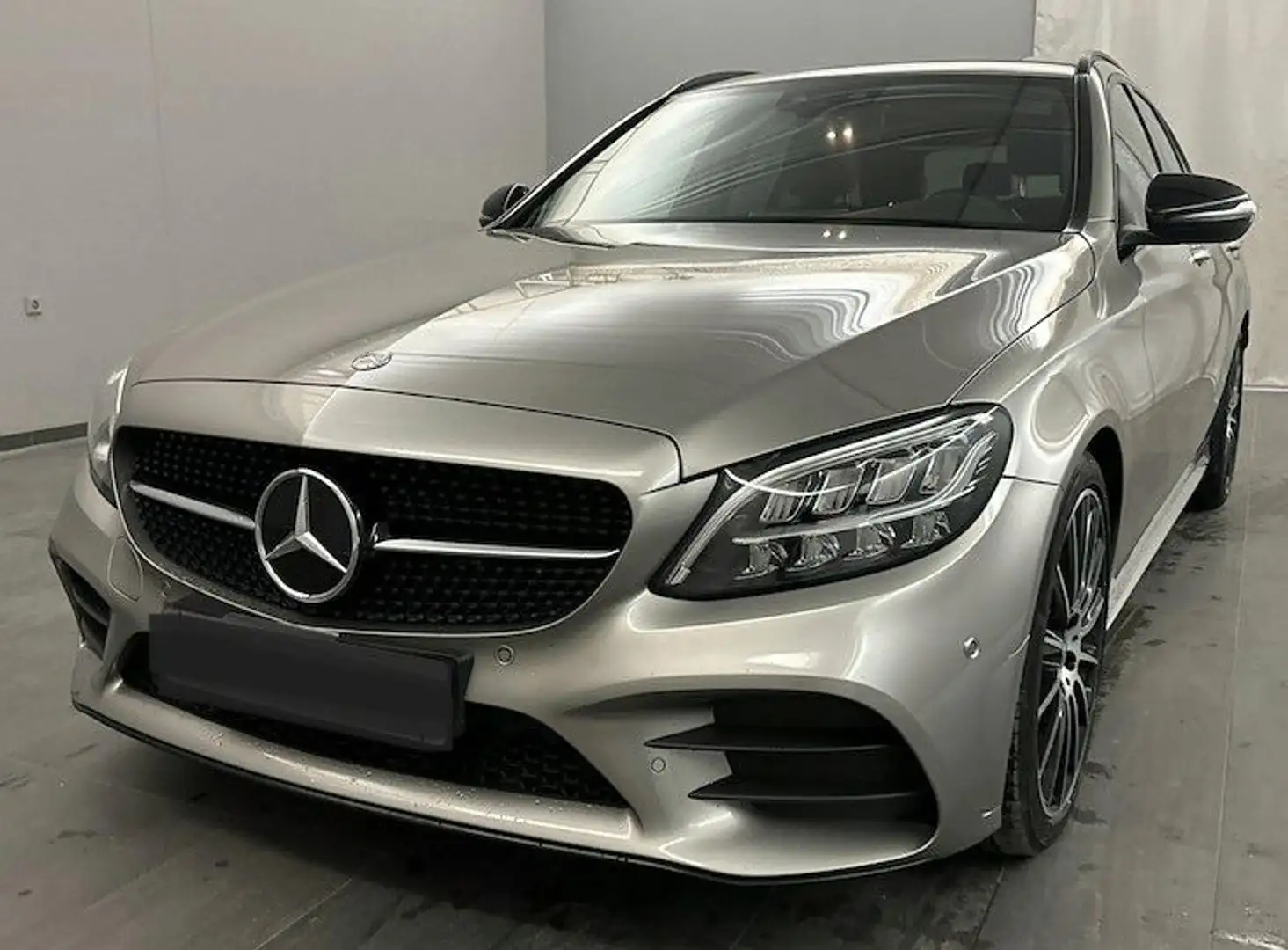 Mercedes-Benz C 220 T d AMG Night Edition # AHK #mojavesilber Argento - 1
