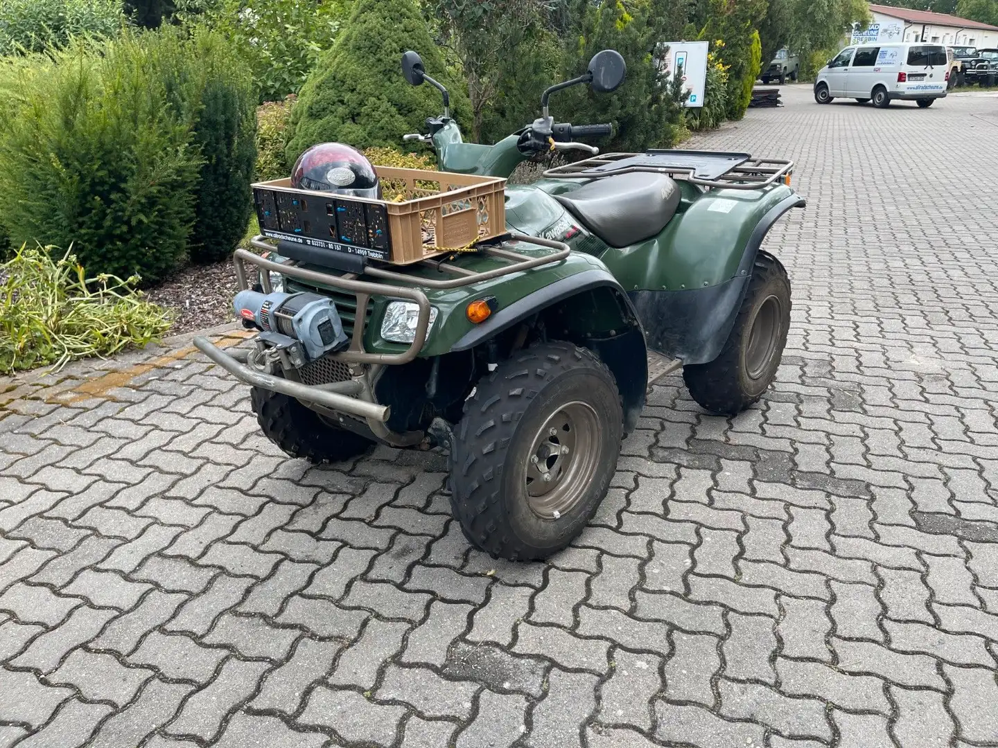 Kawasaki KVF 650 mit Seilwinde Grün - 1