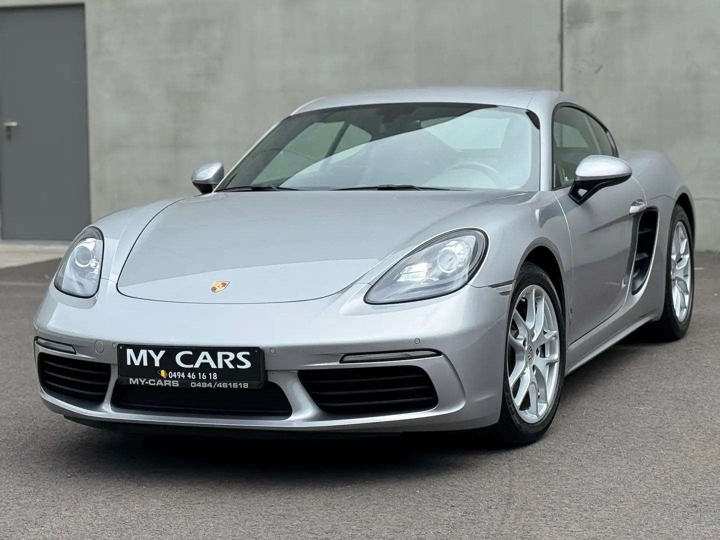 Porsche 718 2.0 Turbo Pdk Exhaust Sport Cuir Clim Gps Xenon Grijs - 1