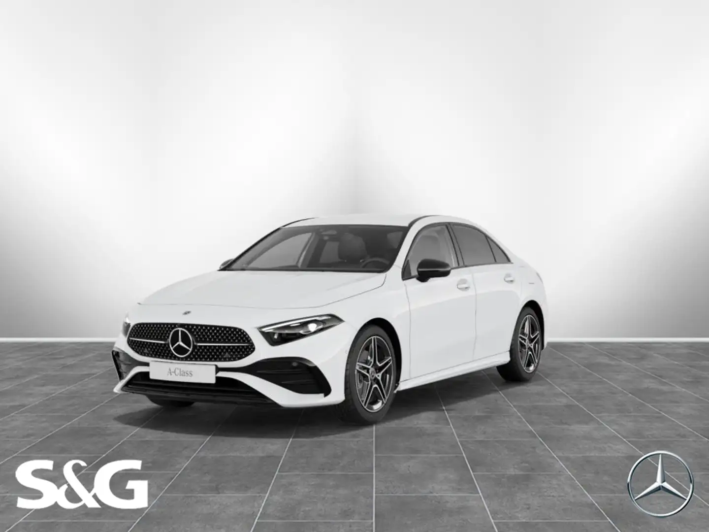 Mercedes-Benz A 180 Limousine AMG KAMERA+KEYLESS+NIGHTPAKET+18 Weiß - 1