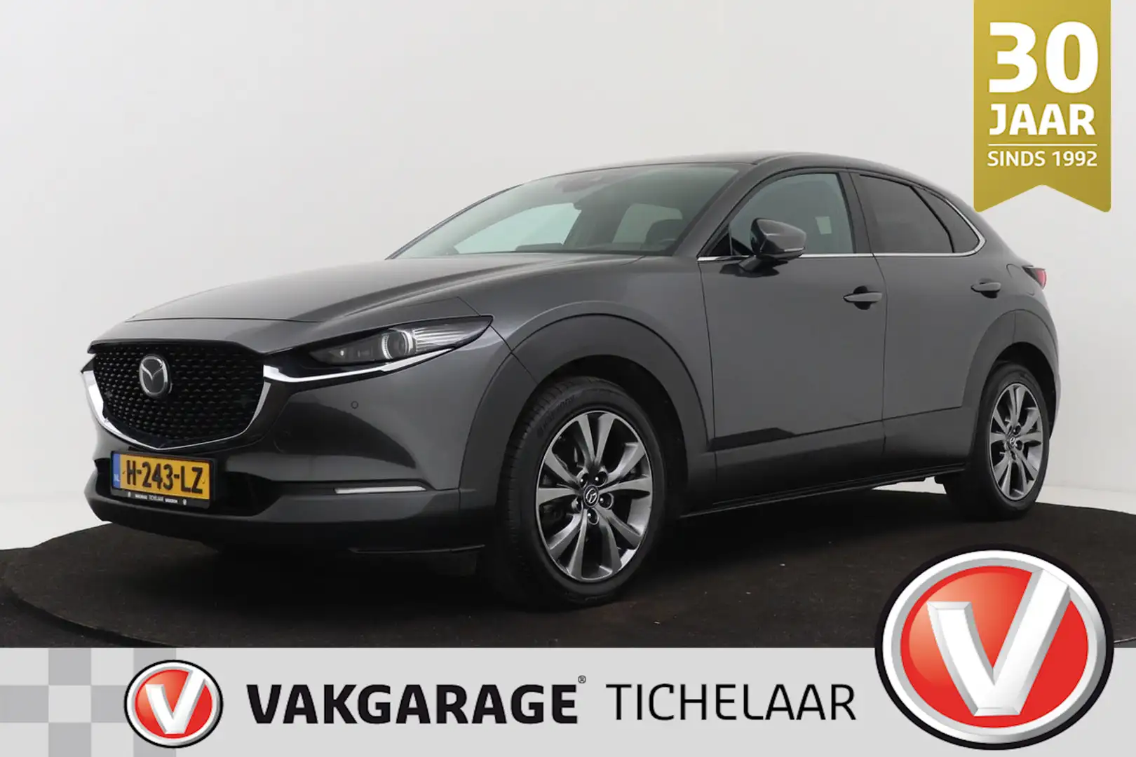 Mazda CX-30 2.0 e-SkyActiv-X Hybrid Luxury | Org NL | Leer | S Grau - 1