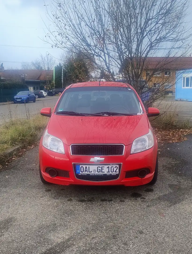 Chevrolet Aveo 1.2 LS , LPG . Czerwony - 2