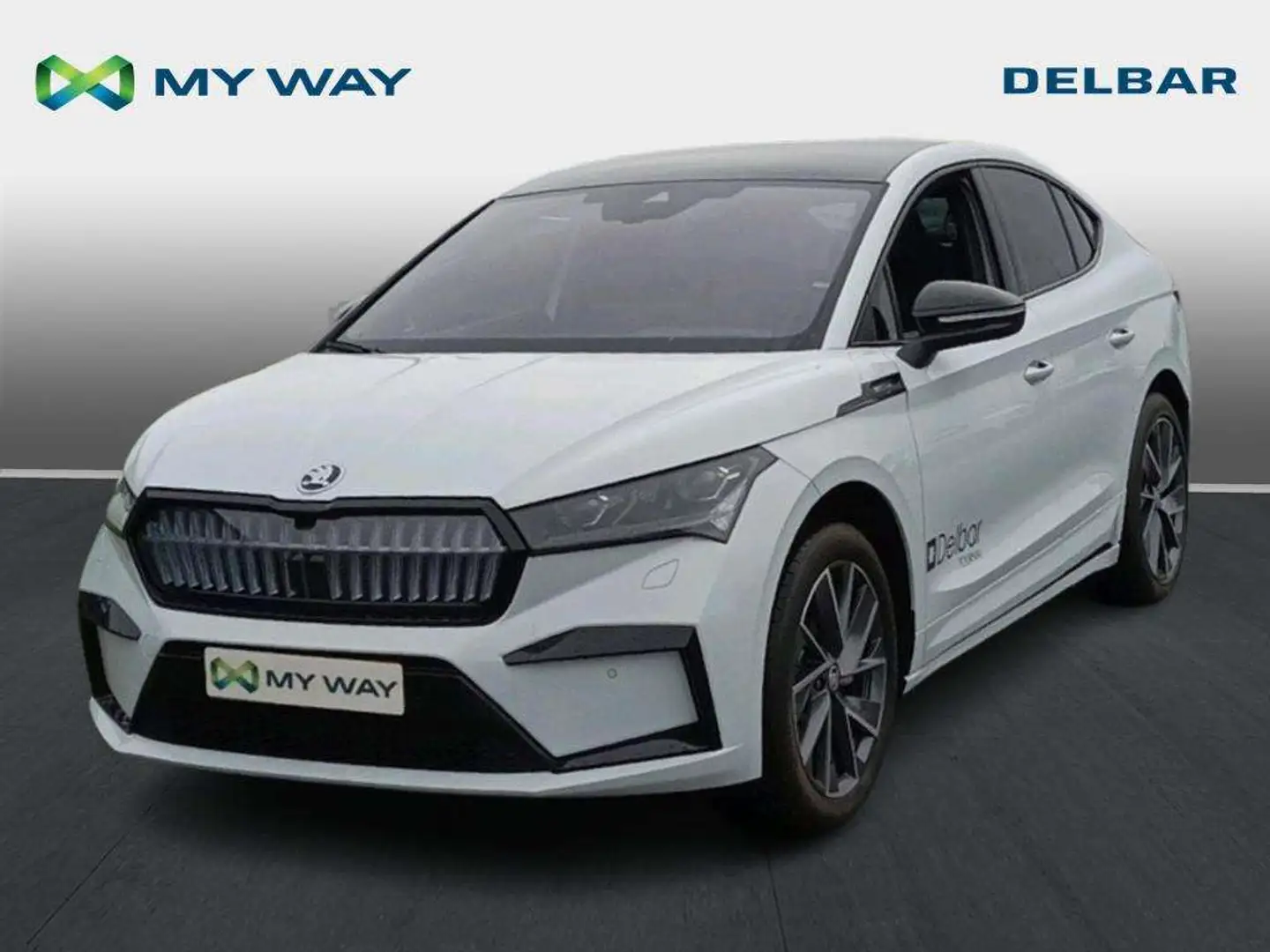 Skoda Enyaq Sportline iV 80 204ch Blanc - 1