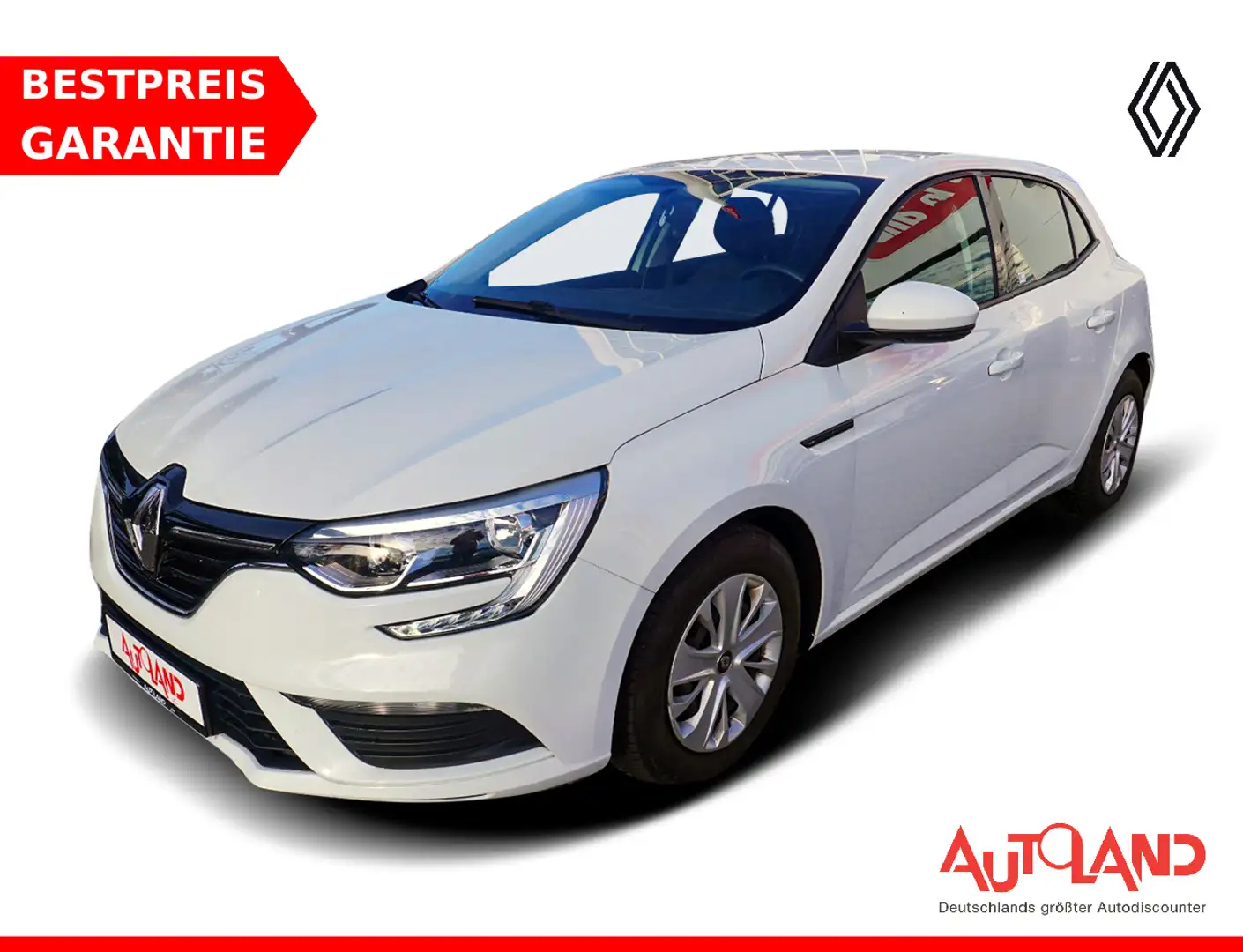 Renault Megane 1.3 TCE Life LED Klima PDC Bluetooth Blanc - 1