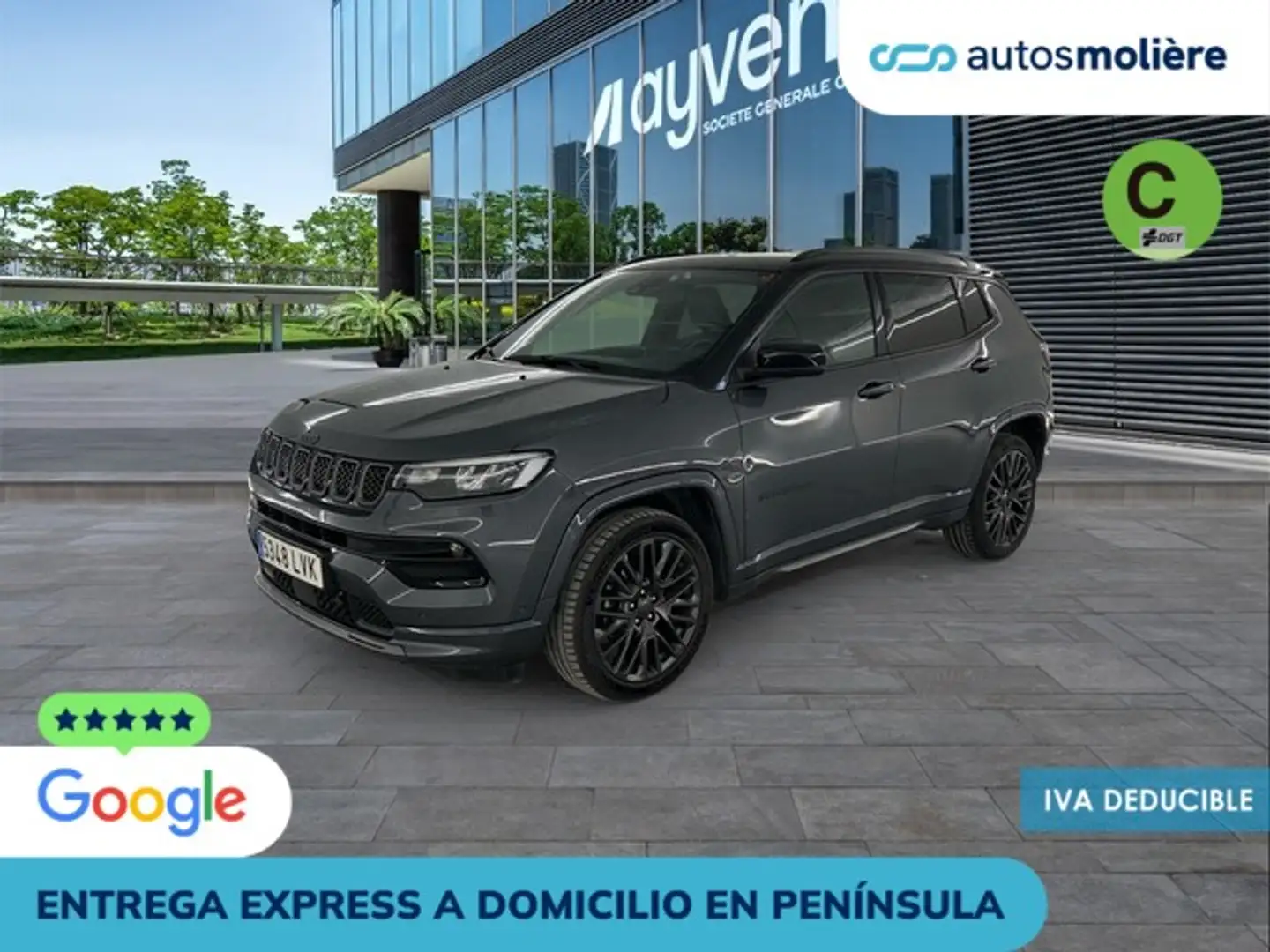 Jeep Compass 1.3 Gse T4 S 4x2 150 DCT Gris - 1