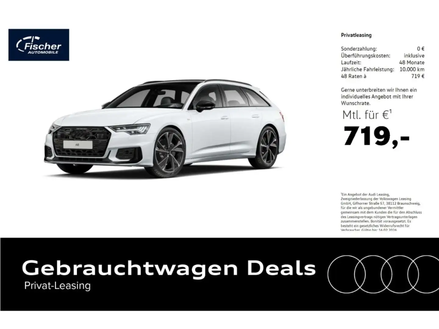 Audi A6 Avant 50 TDI quattro S line competition edition Weiß - 1