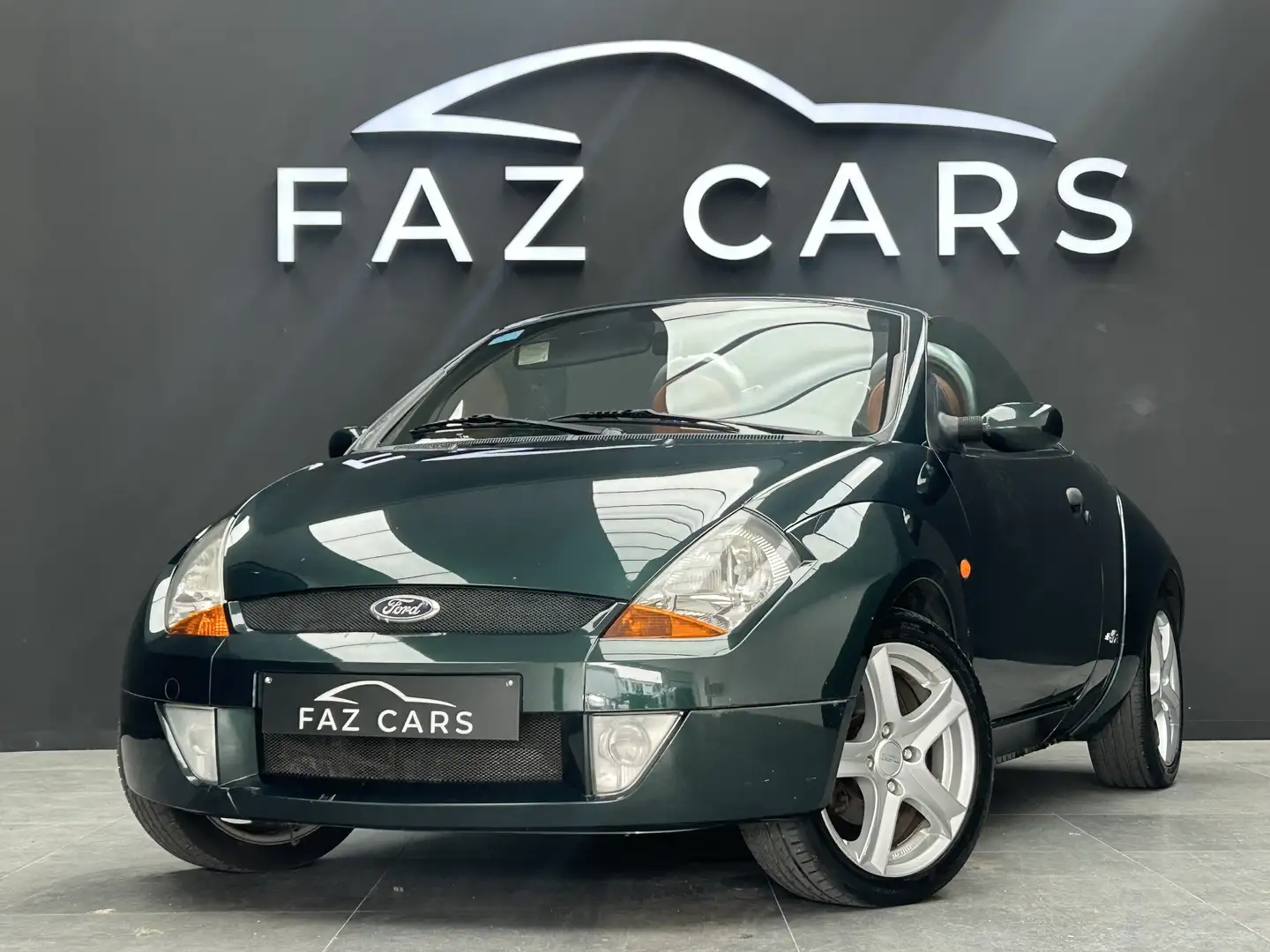 Ford Streetka 1.6i * 1ER PROP + CLIM + JANTES + CUIR * Vert - 1