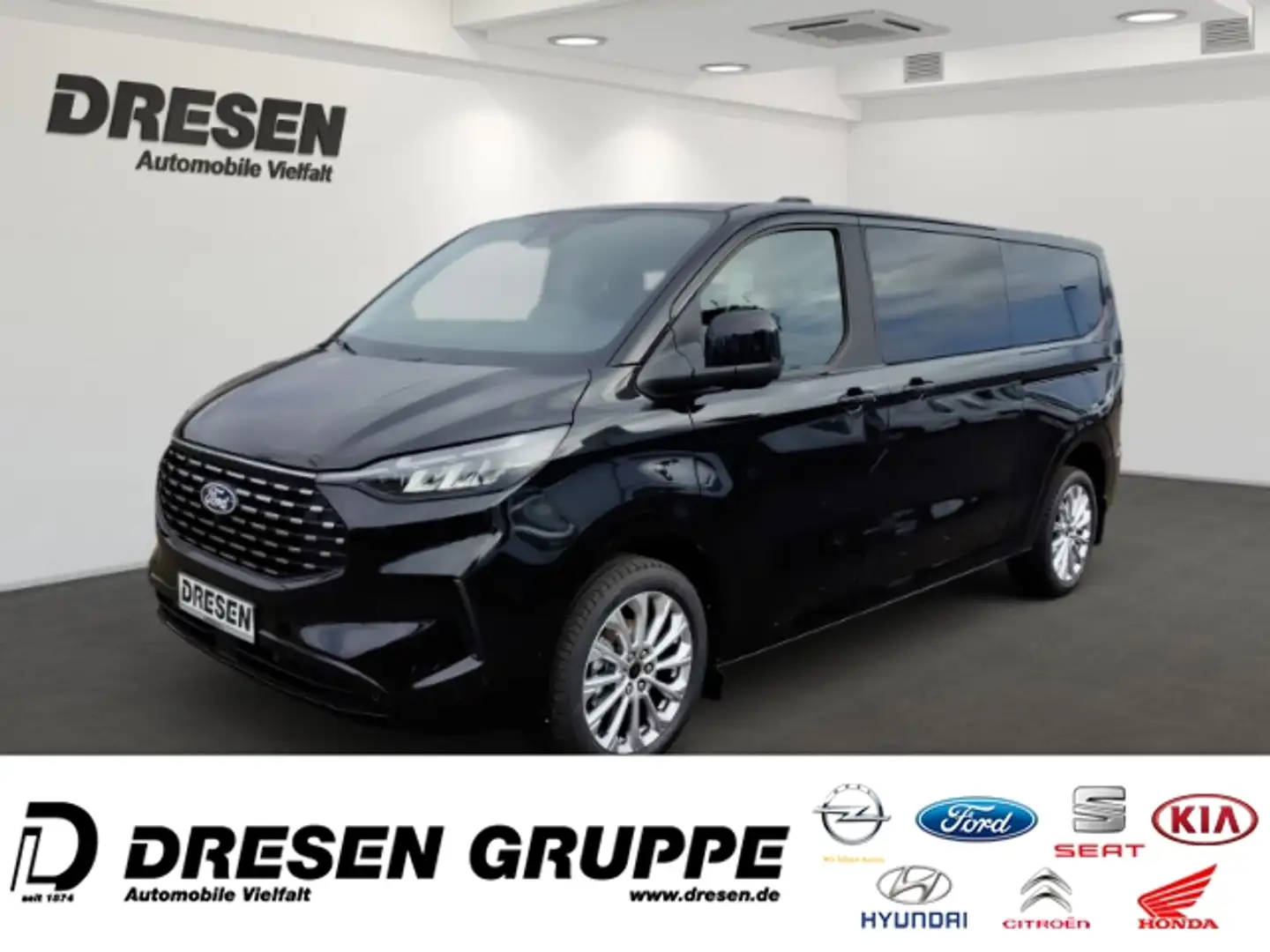 Ford Tourneo Custom 320 L2 Titanium 2.0 150PS 19zoll/Leder/Navi/Kamera Schwarz - 2