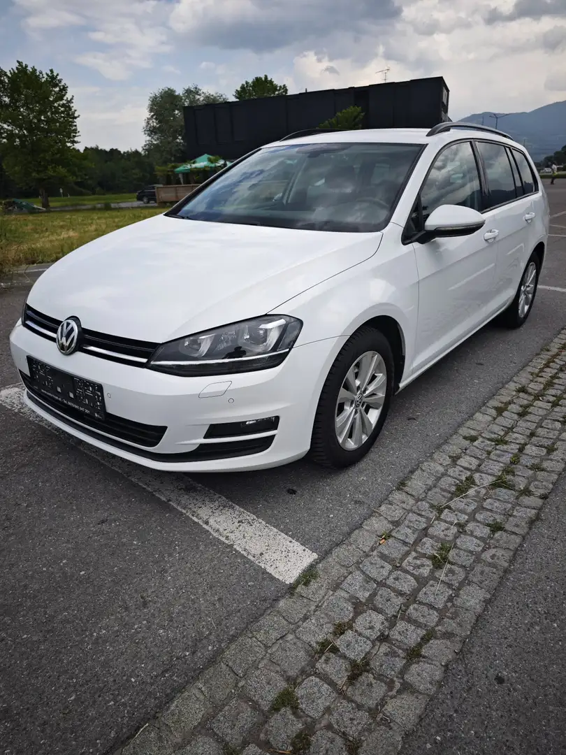 Volkswagen Golf Variant 1.6 TDI BlueMotion Technology DSG Comfortline Weiß - 2