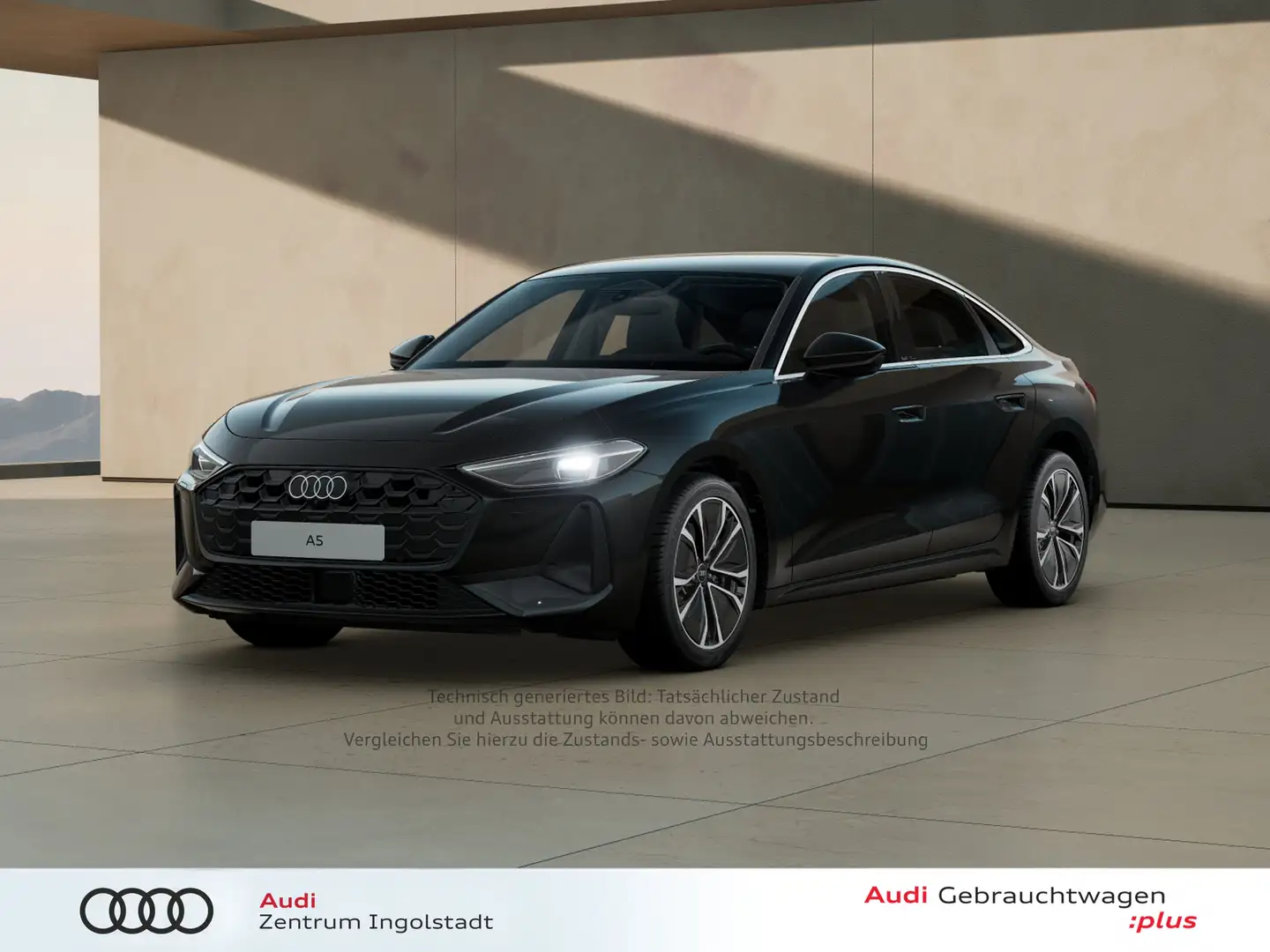 Audi A5 Limousine TFSI qu LED NAVI ACC Leder Kamera Schwarz - 1