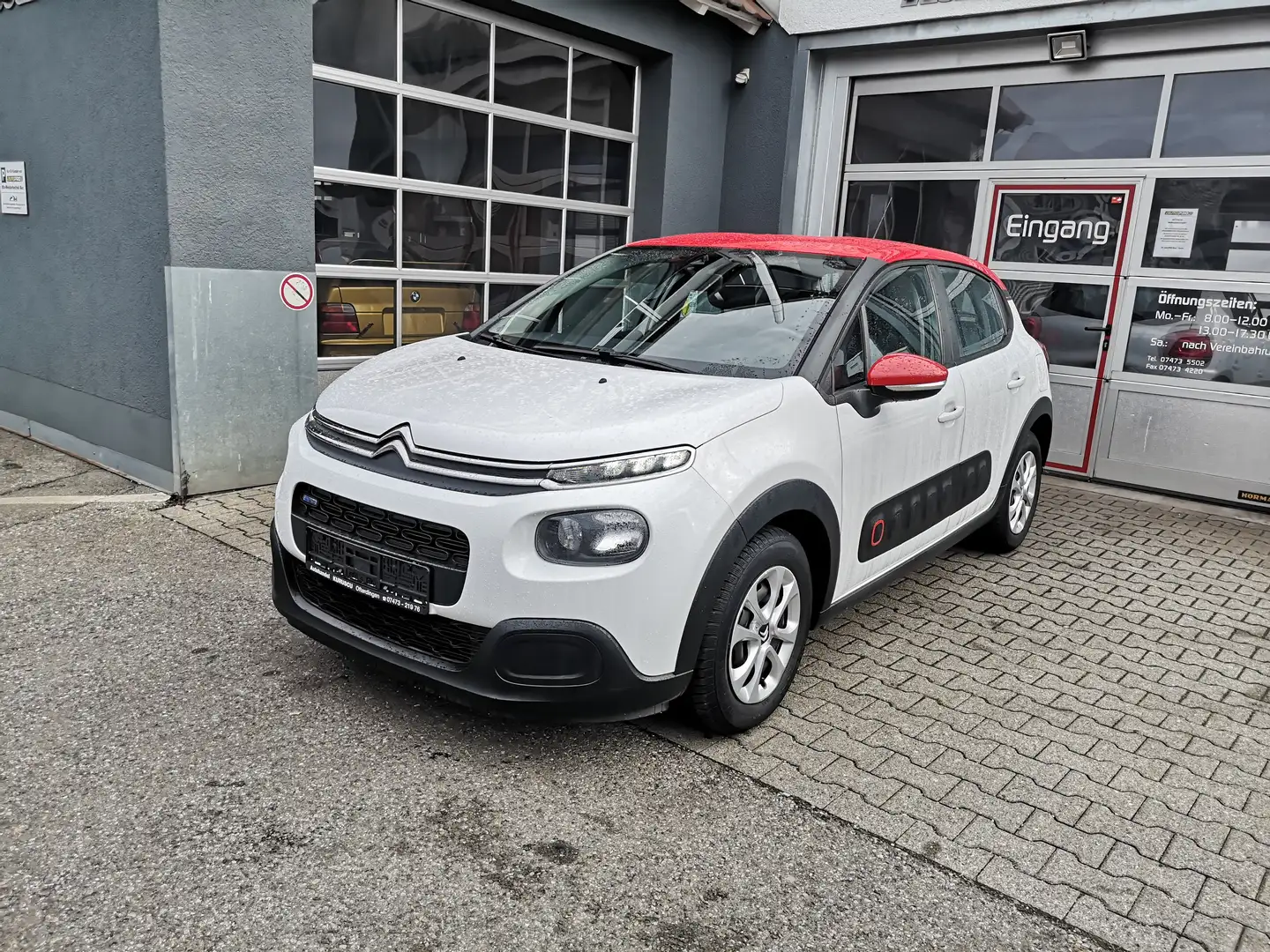 Citroen C3 Klima Tempomat Parktronik Spurhalteassistent EURO6 Weiß - 1