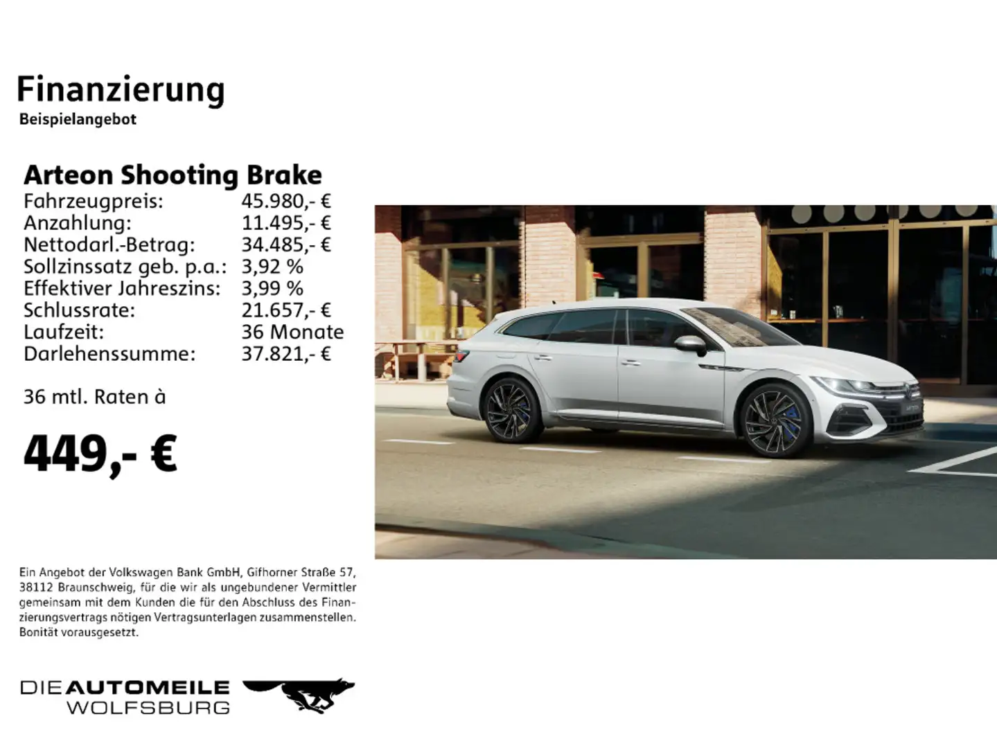 Volkswagen Arteon R 2.0 TSI 4Motion DSG LED/ Weiß - 2
