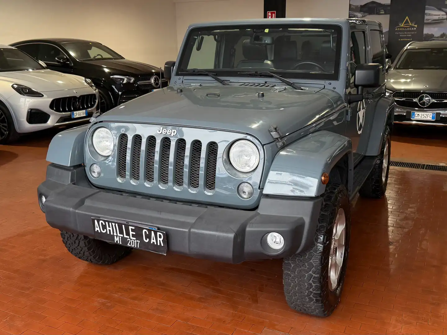 Jeep Wrangler 2.8 crd Sahara auto * PREZZO REALE * Grigio - 1