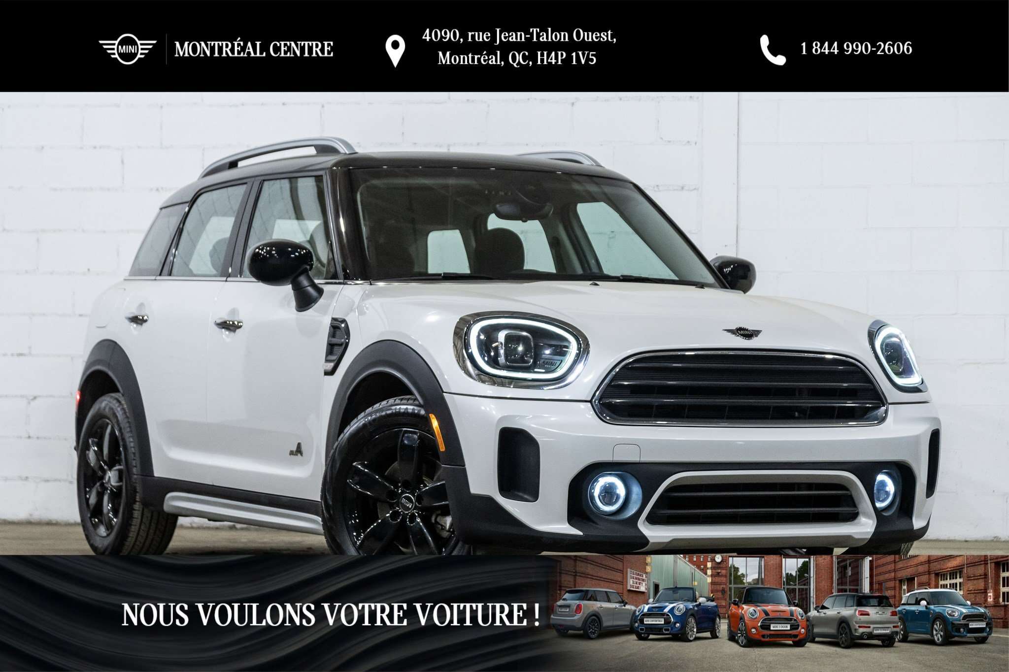 2024 MINI Countryman Cooper ALL4 | Ligne Premier 2.0 | Toit ouvrant pan