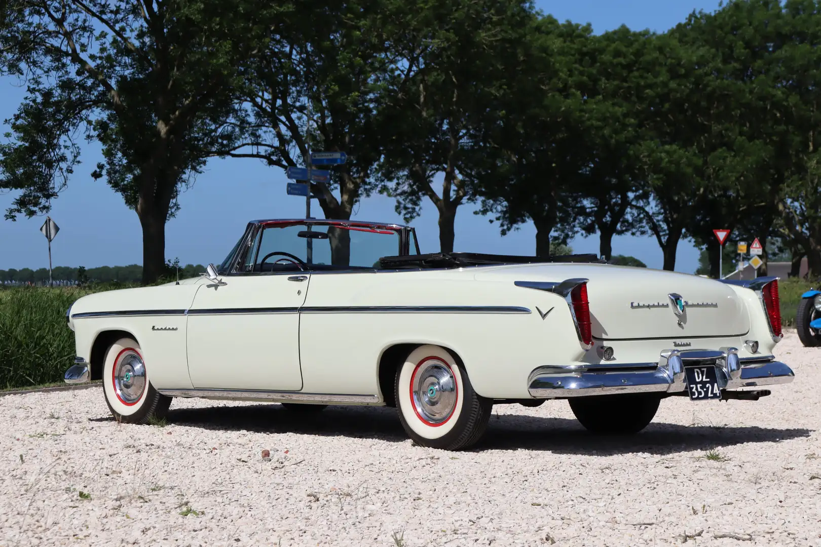 Chrysler WINDSOR DE LUXE CABRIOLET 1955 1395 stuks geproduc Blanc - 2