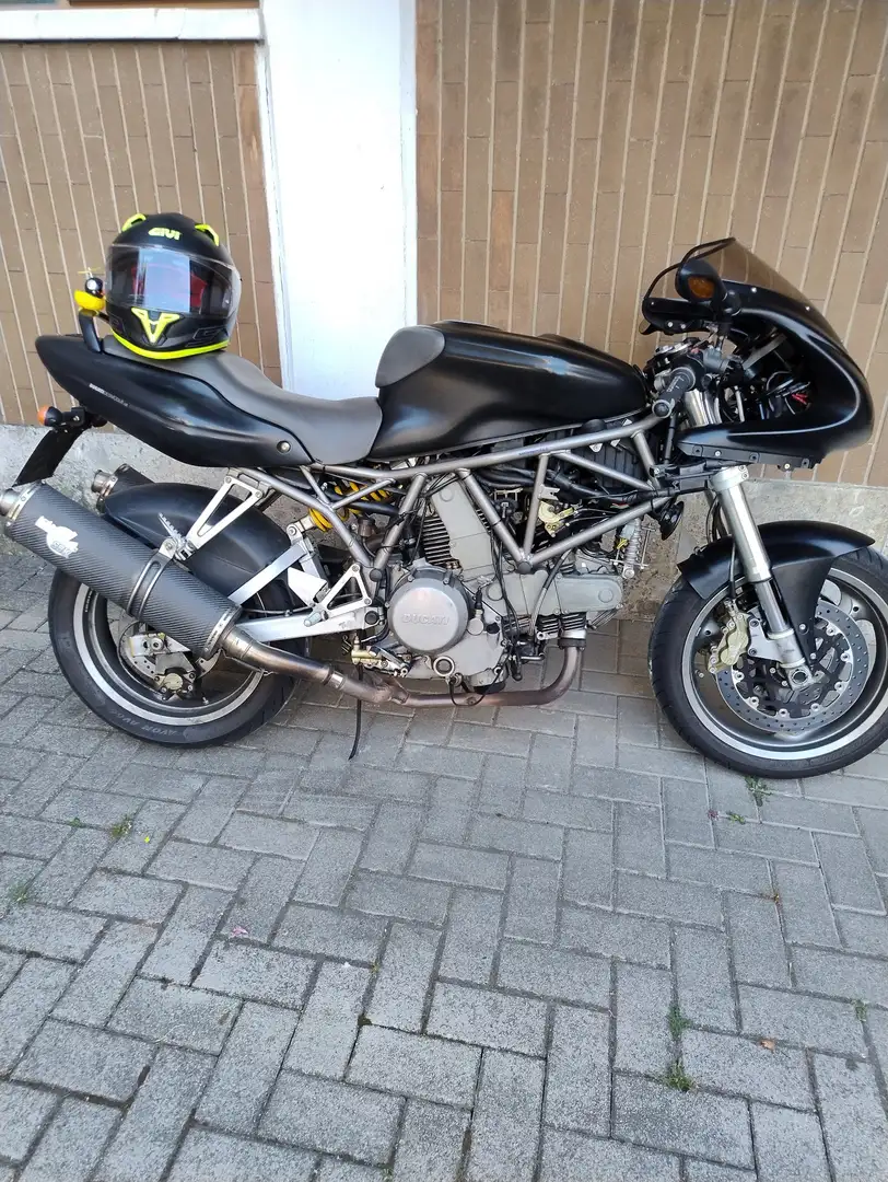 Ducati 750 SS depotenziata a libretto per Patente A2 Zwart - 1