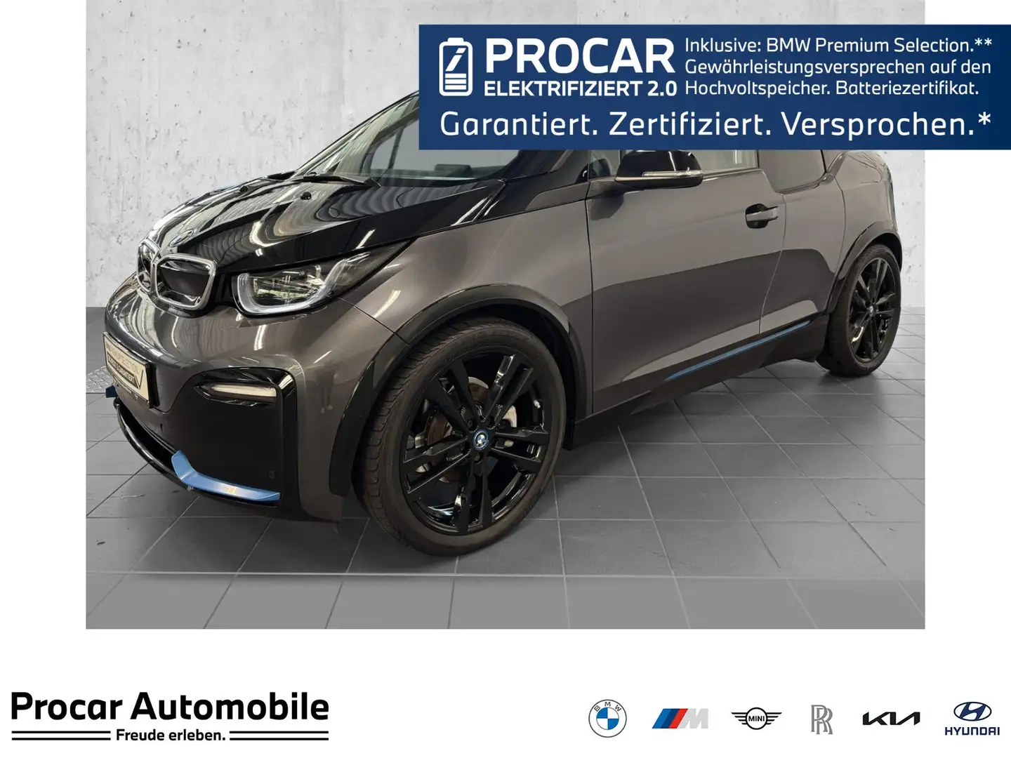 BMW i3 s 120 RFK NAVI LED PDC V+H DAB Tempomat Grau - 1