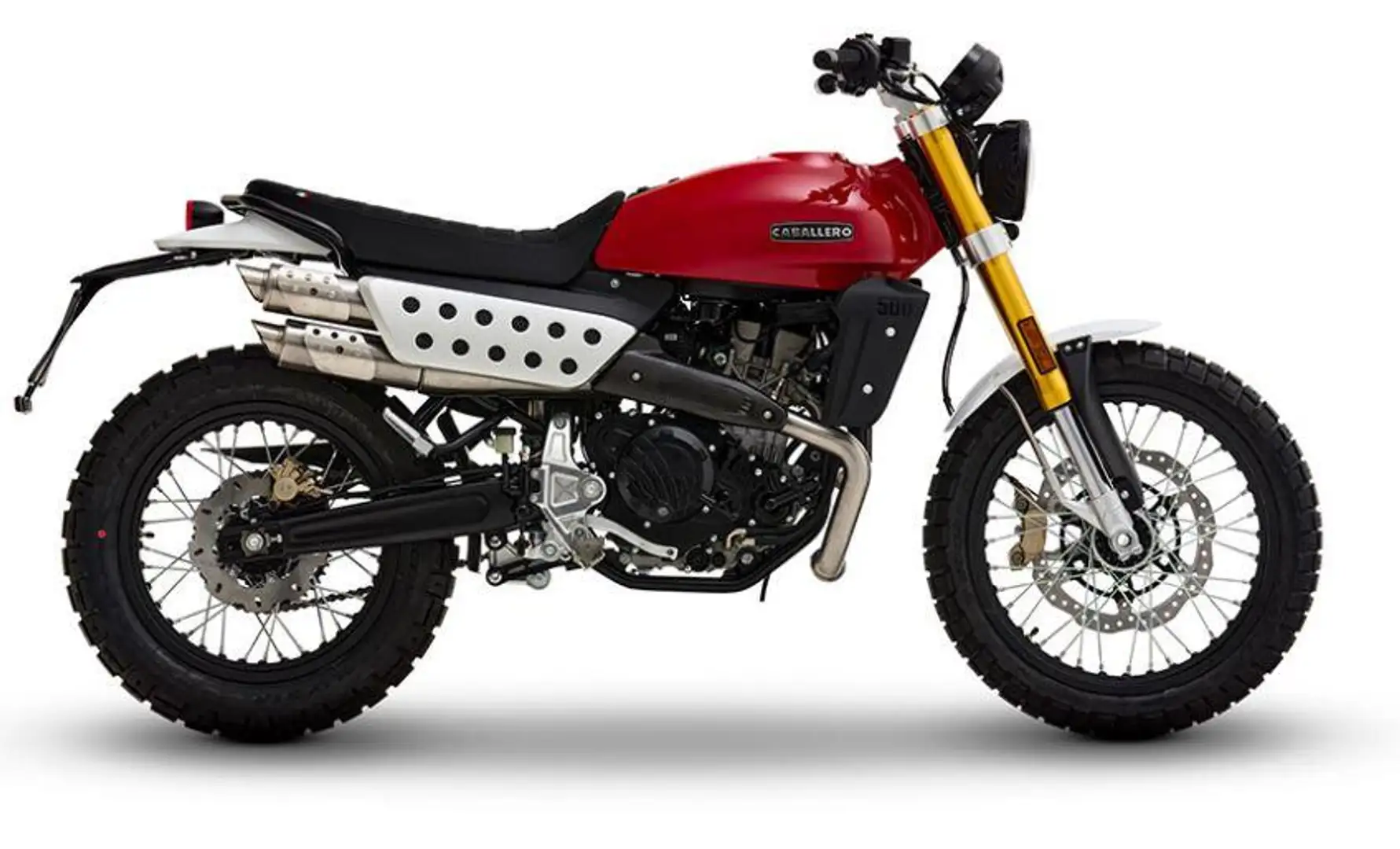 Fantic Caballero 500 Scrambler - 2025 - Rot - 1