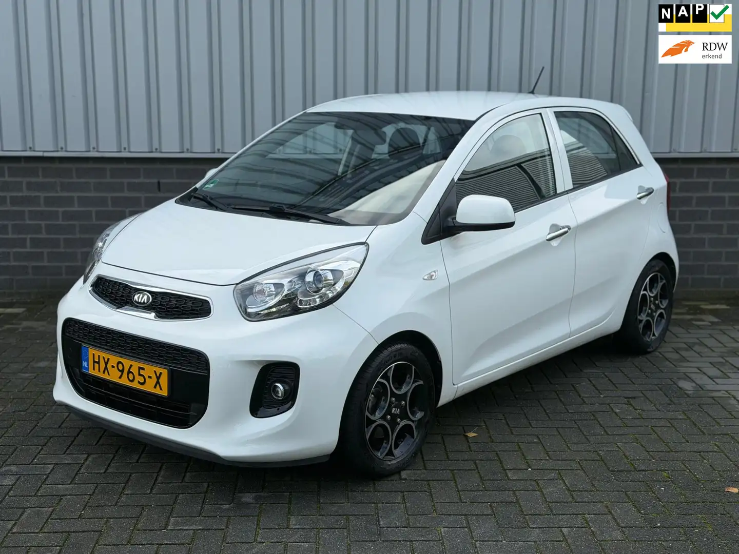 Kia Picanto 1.0 CVVT DynamicLine |Airco|CruiseCtrl|5 Deurs|Sta Blanc - 1
