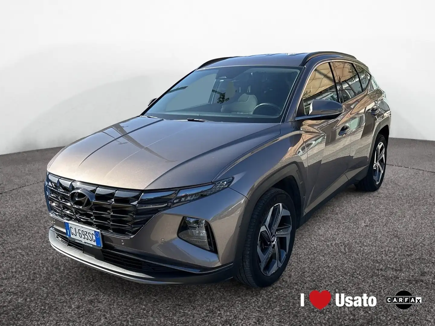 Hyundai TUCSON III 2021 1.6 hev Exellence 2wd auto Gris - 1