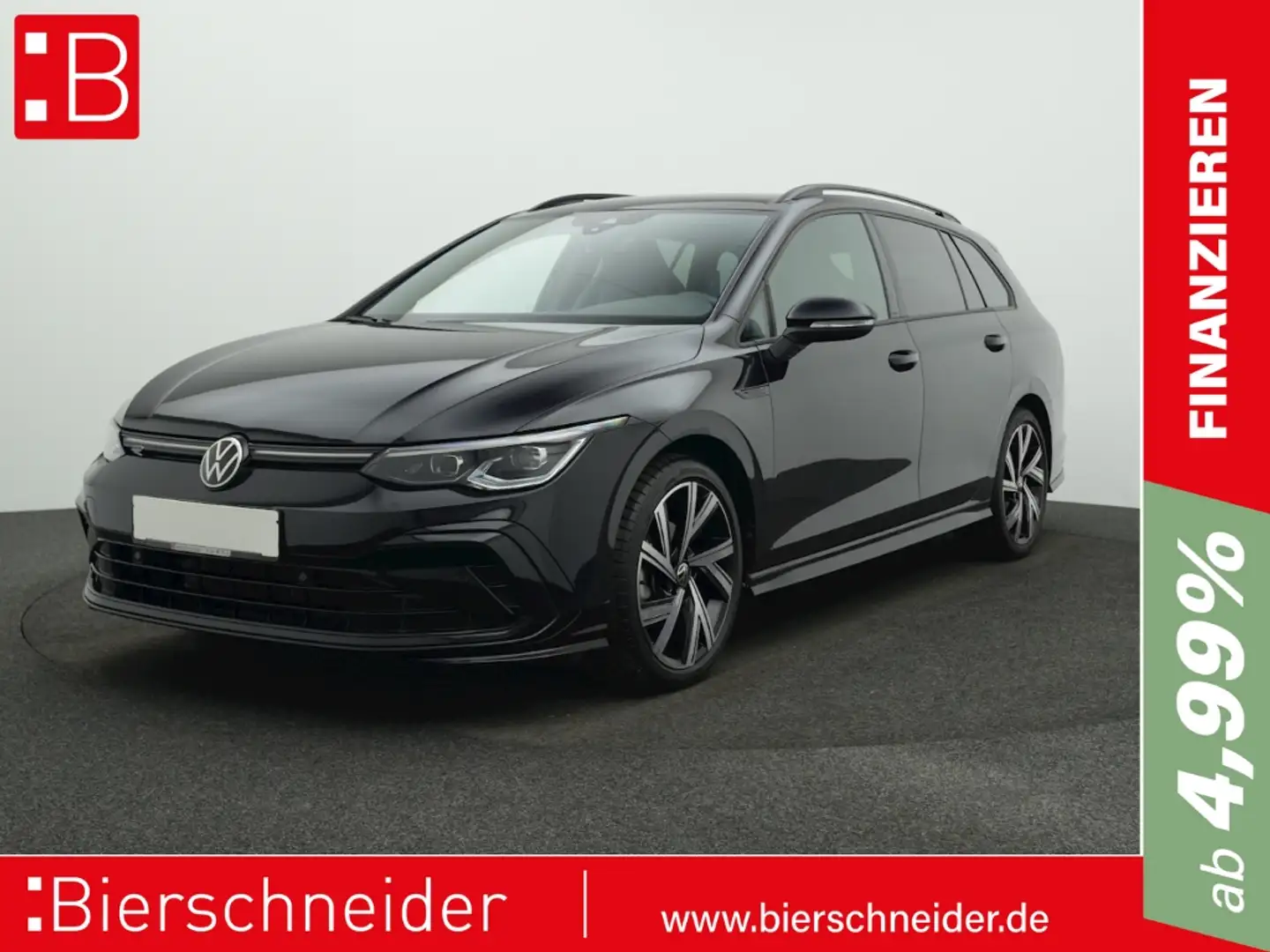 Volkswagen Golf Variant 8 1.5 eTSI DSG R-Line BLACK-STYLE NAVI LED ALU 18 Schwarz - 1
