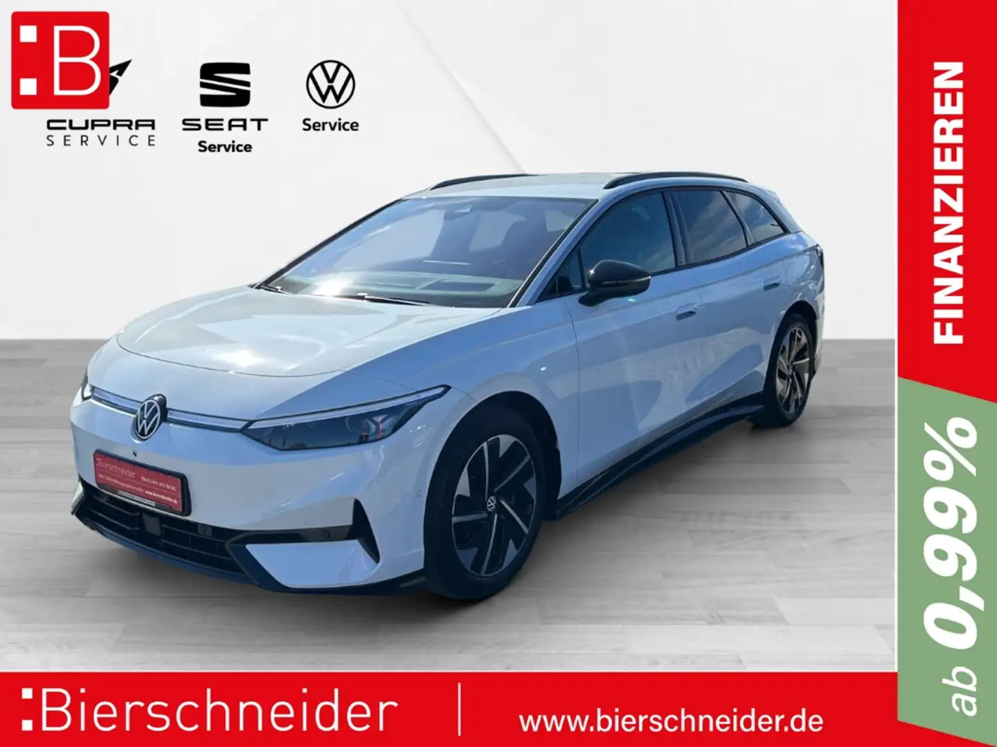 Volkswagen ID.7 Tourer Pro IQ-LIGHT 20 360 -KAMERA HEAD-UP NAVI AC Weiß - 1