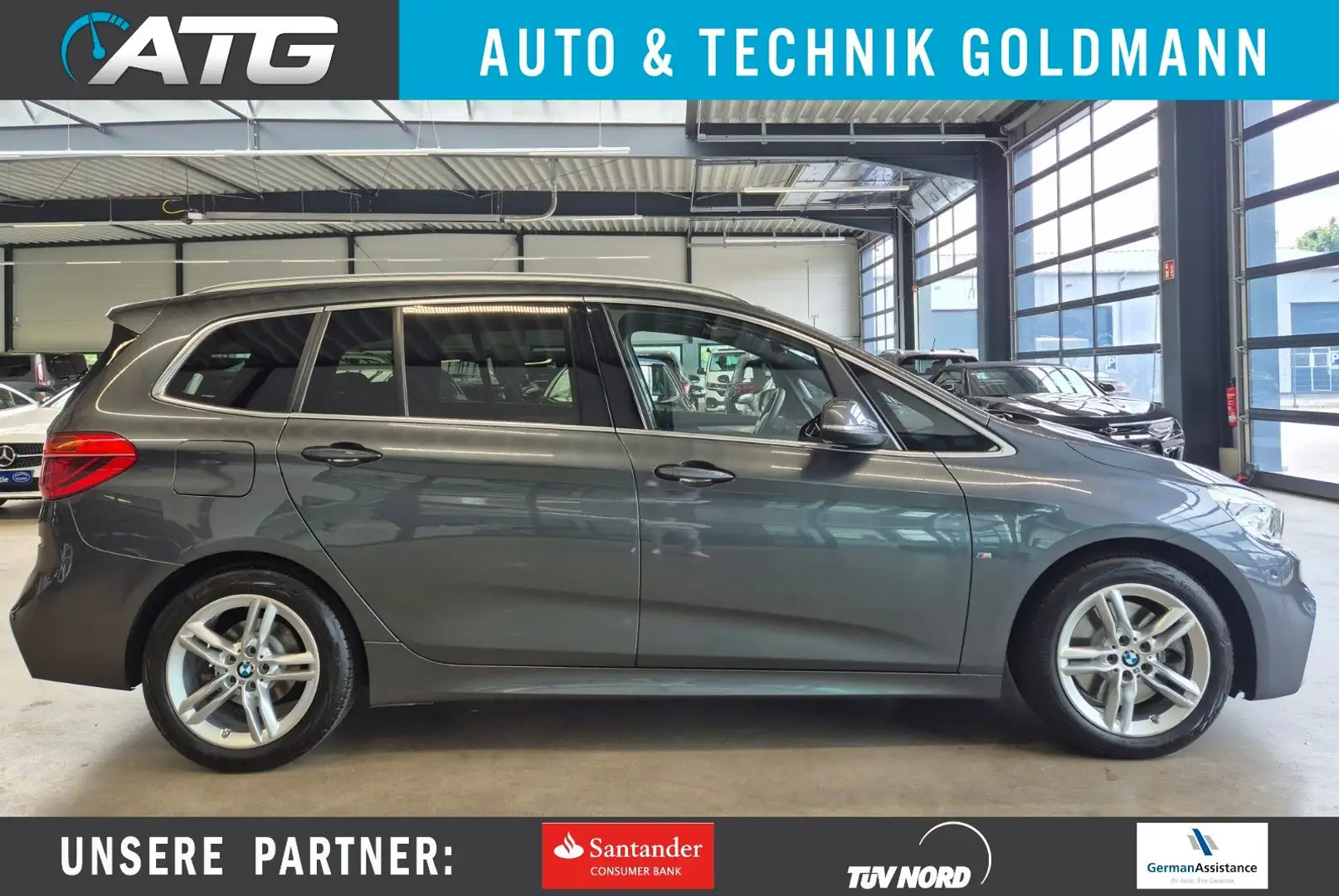 BMW 220 220 d XDRIVE GRANTOURER M SPORT PANO LED H&K AHK Grau - 1