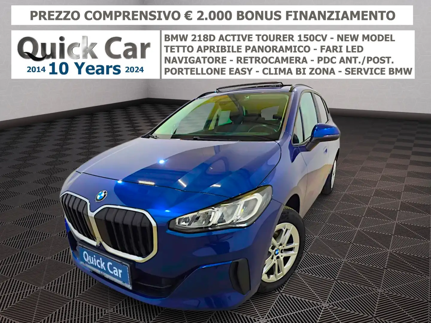 BMW 218 d TETTO APRIBILE,NAVI,CAMERA,PDC,SERVICE BMW ! - 1