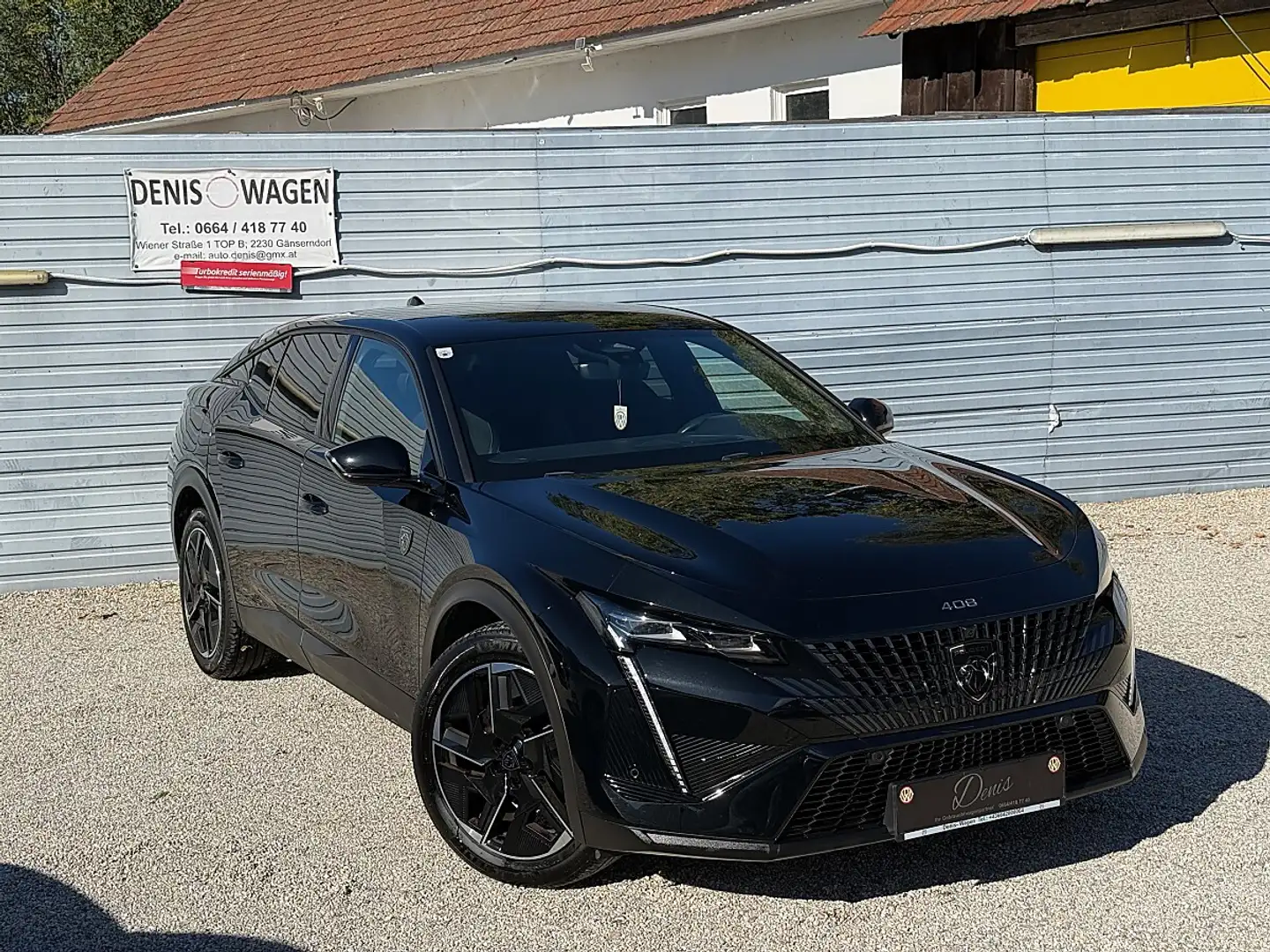Peugeot 408 1.2 Puretech 130 GT 1 Besitz Schwarz - 1