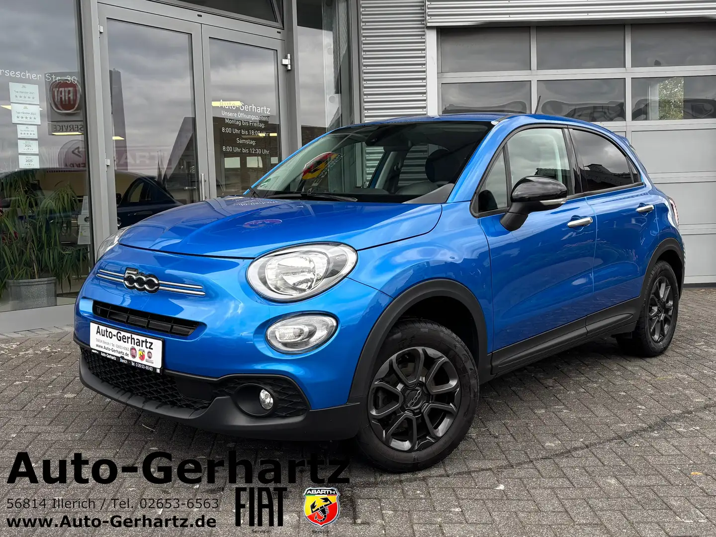 Fiat 500X Club Tempomat/Multifunktionslenkrad/Nichtraucher Blauw - 1