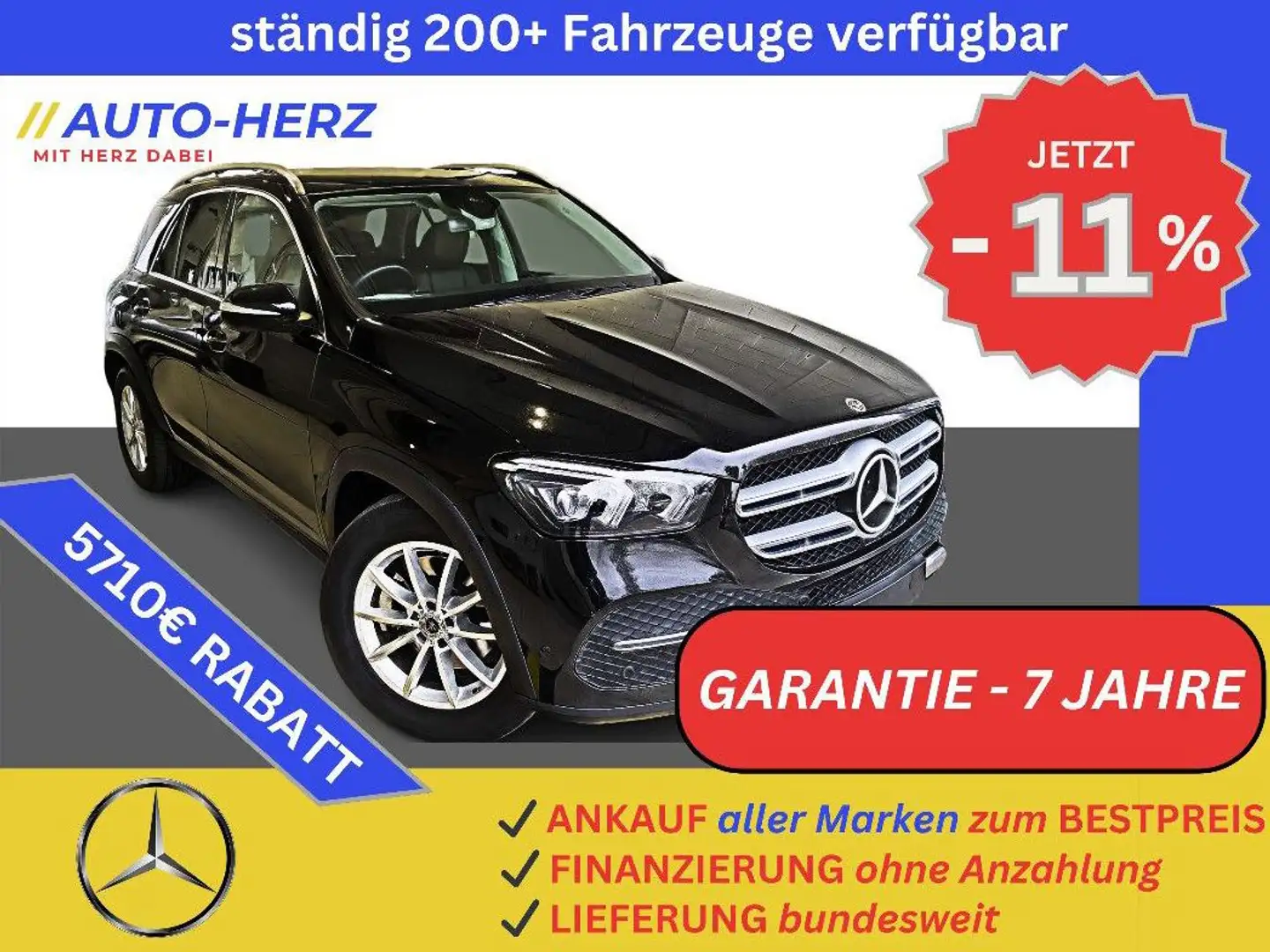 Mercedes-Benz GLE 350 de 4Matic Exclusive MBUX+Leder+LED Zwart - 1