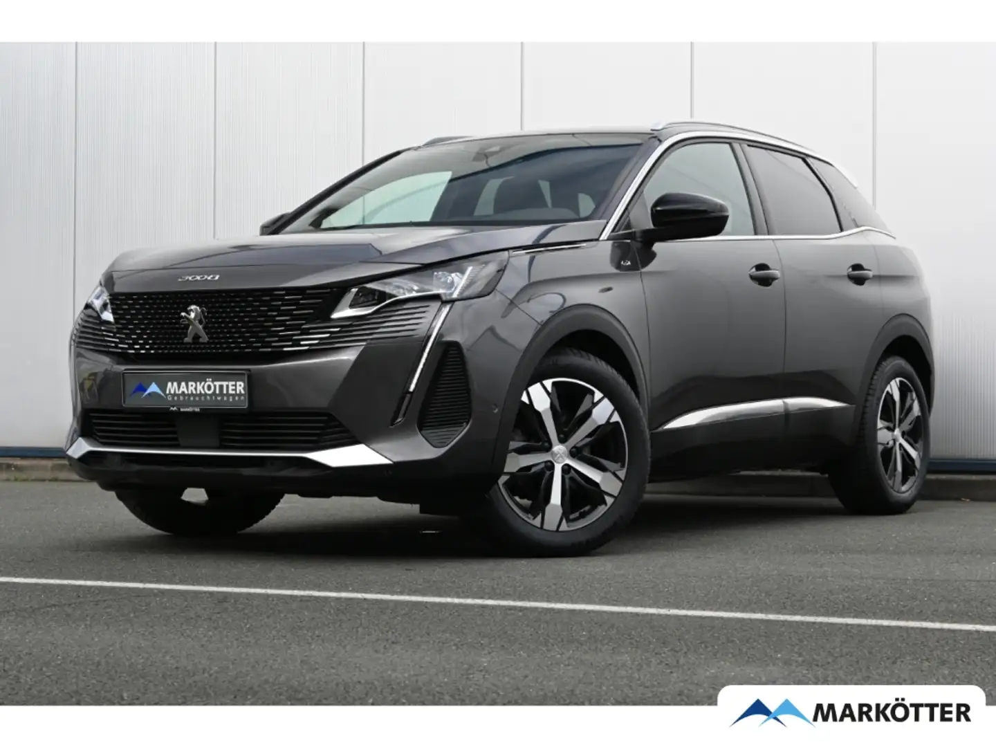 Peugeot 3008 GT 1.2 PureTech 130 ACC/AHK/Keyless/Totwinkel Grau - 1