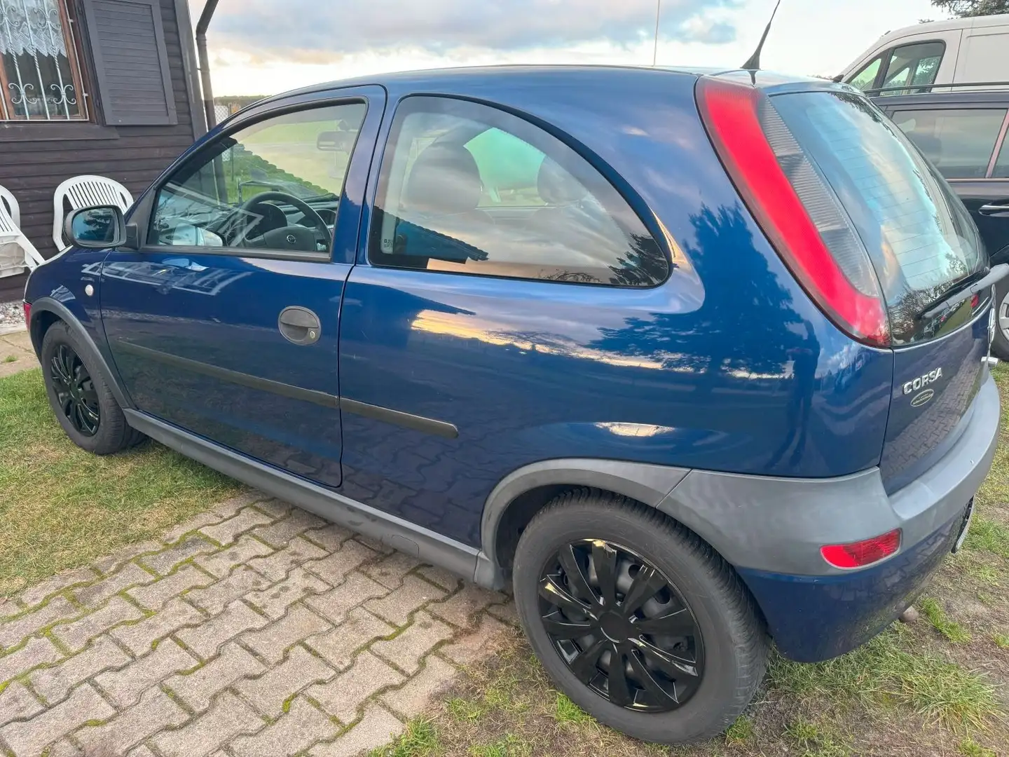 Opel Corsa C 1.0 Fresh Klima TÜV Neu Blauw - 2