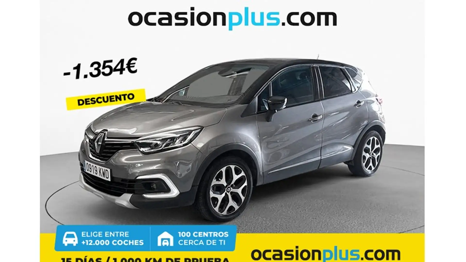 Renault Captur 1.5dCi Energy Zen EDC 66kW Gris - 1