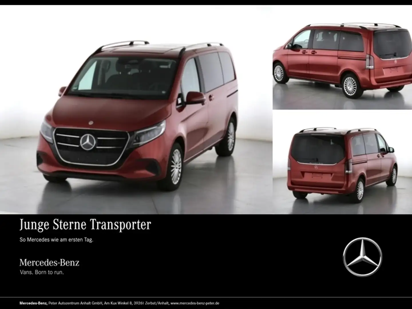 Mercedes-Benz V 250 d 4MATIC STYLE Kompakt 360 Rot - 1