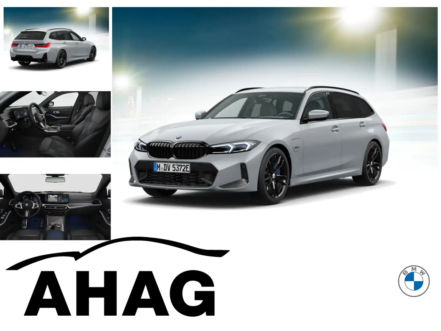 BMW 330 e Touring Automatic M Sportpaket Sport Aut. Grau - 1