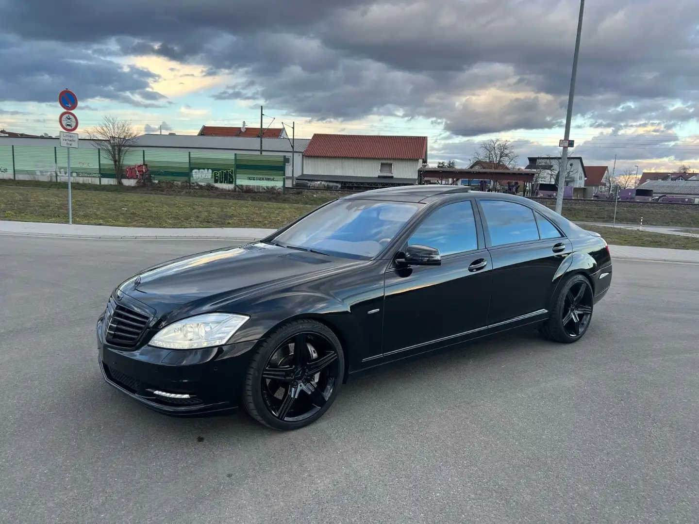 Mercedes-Benz S 500 CGI 4Matic LANG AMG *PANORAMA* Negro - 1