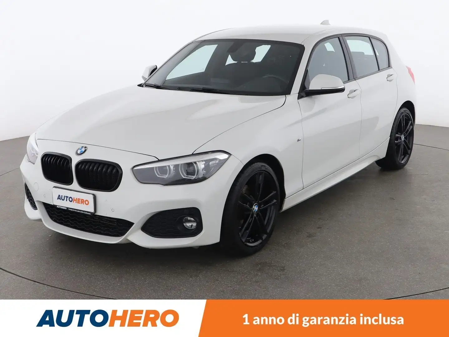 BMW 118 118d Msport Білий - 1