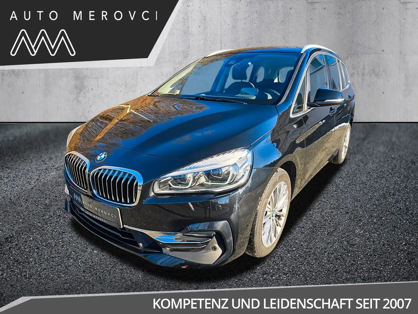 BMW 220 Luxury Line/Vollleder/Prof Navi Schwarz - 1