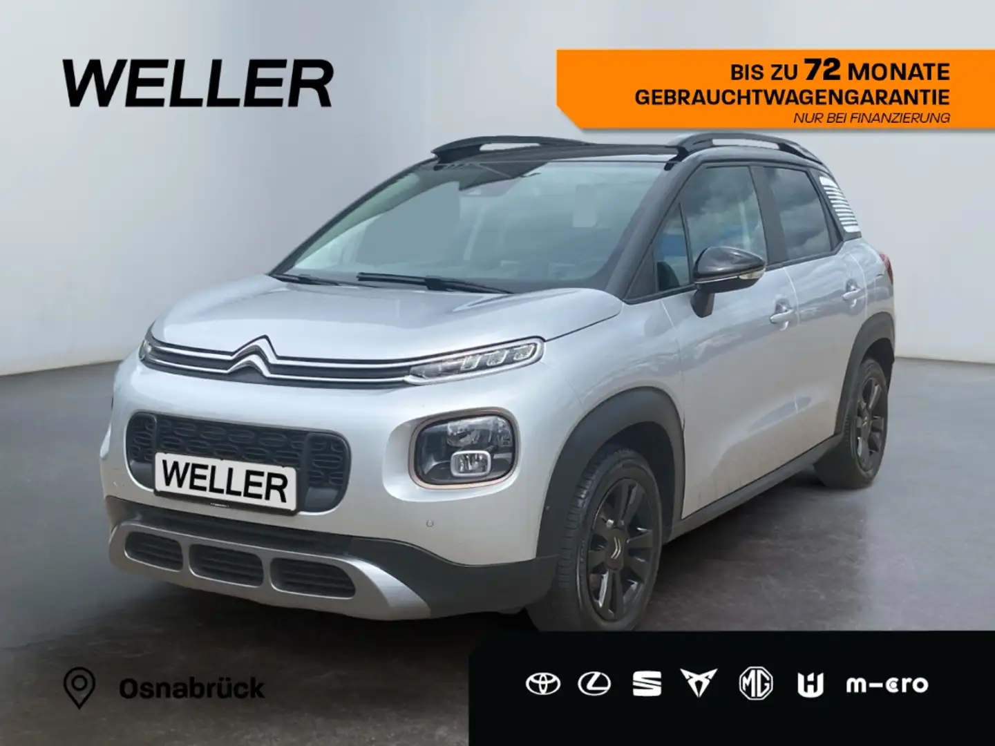 Citroen C3 Aircross PureTech 110 ORIGINS *Kamera*Tempomat*CarPlay*LMF* Grau - 1