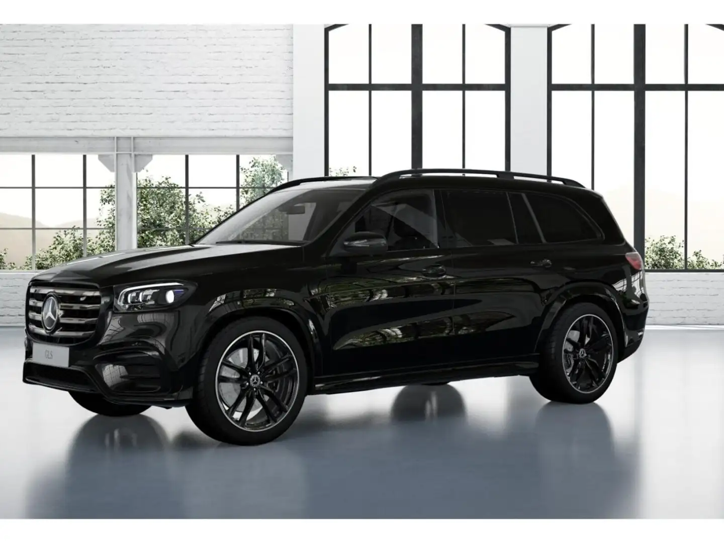 Mercedes-Benz GLS 450 d 4M AMG Night*Pano*AHK*HUD*StdHzg*Burm* Schwarz - 2