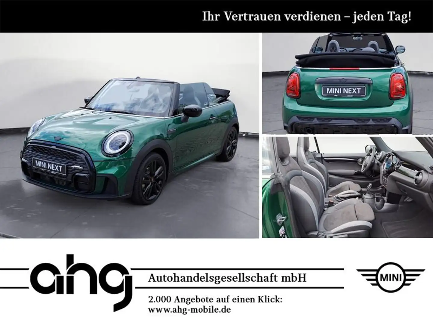 MINI Cooper Cabrio JCW Trim Steptronic EDC Klimaaut. Grün - 1