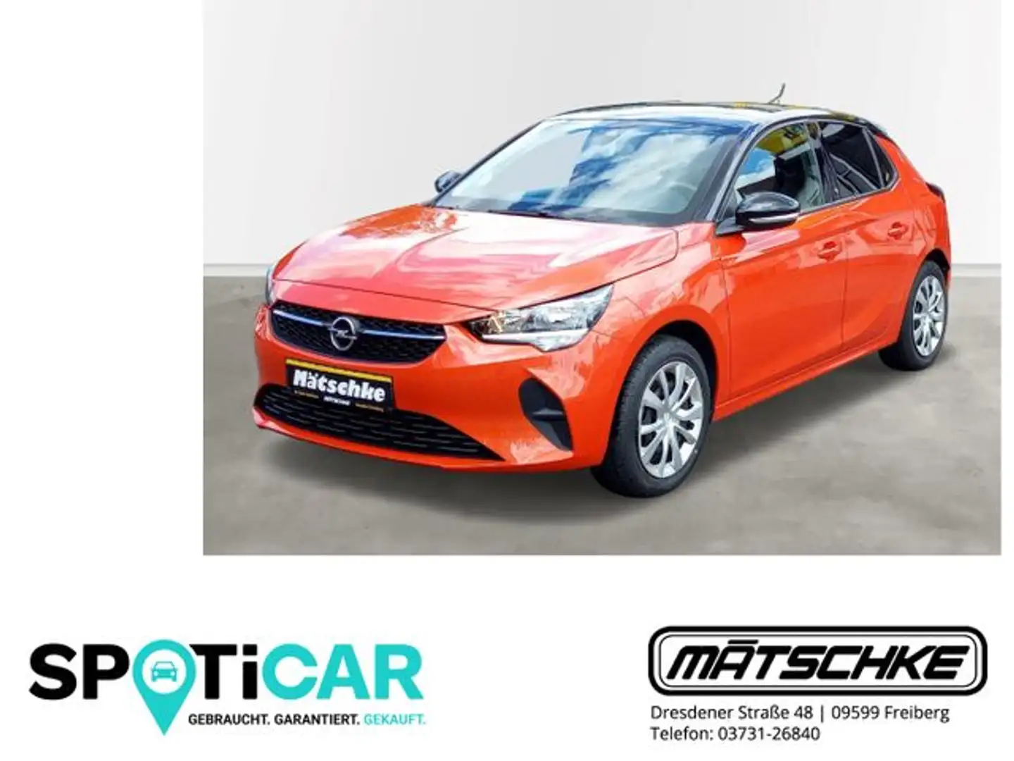 Opel Corsa F e Edition KLIMAAUTOMATIK INTELLILINK Orange - 1