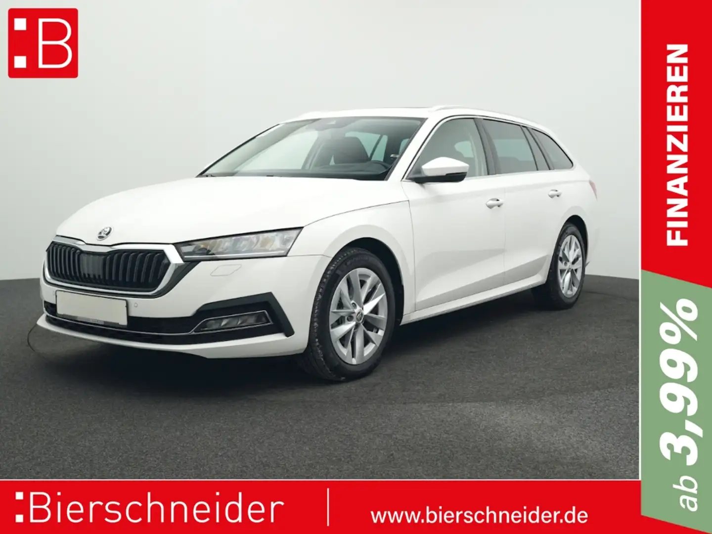 Skoda Octavia Combi 2.0 TDI DSG Style PANO HuD NAVI ACC Weiß - 1
